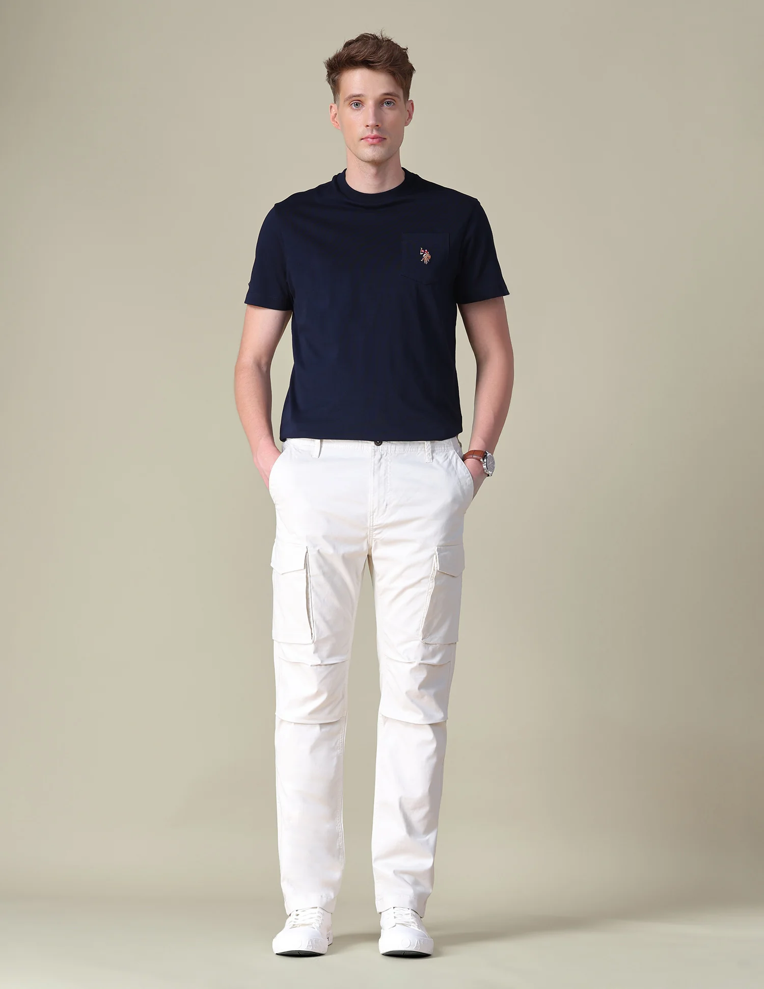 Twill Regular Fit Cargos - Image 3