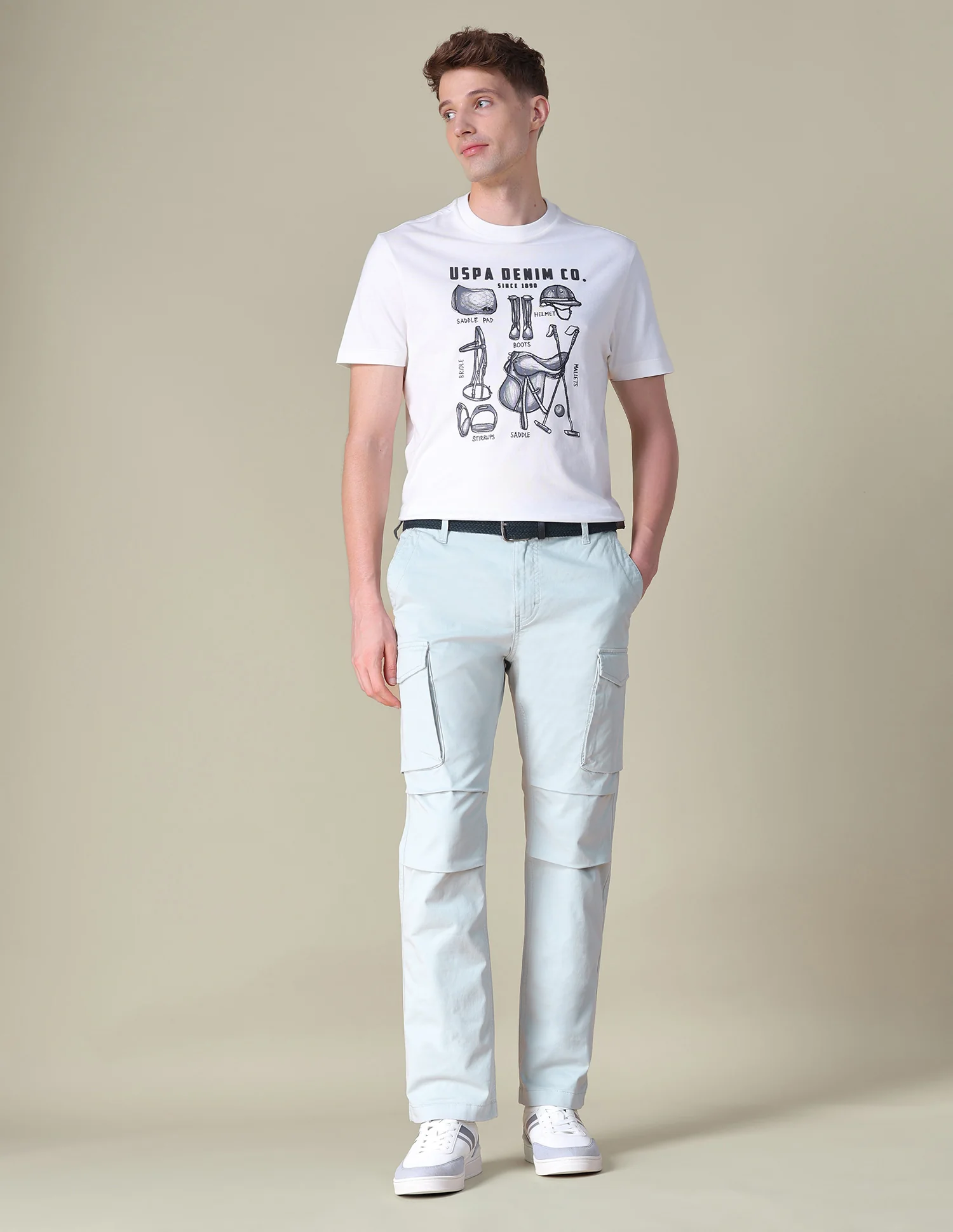 Twill Regular Fit Cargos - Image 3