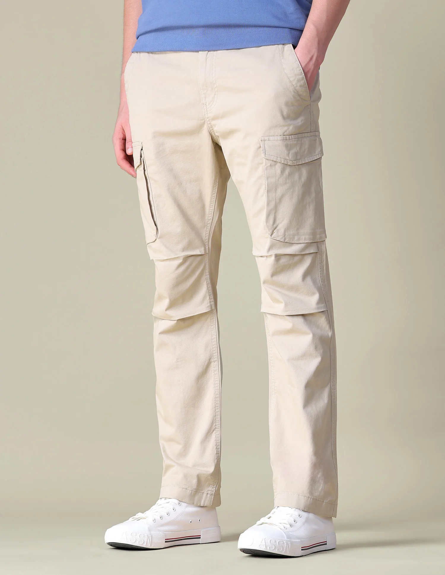 Twill Regular Fit Cargos - Image 2