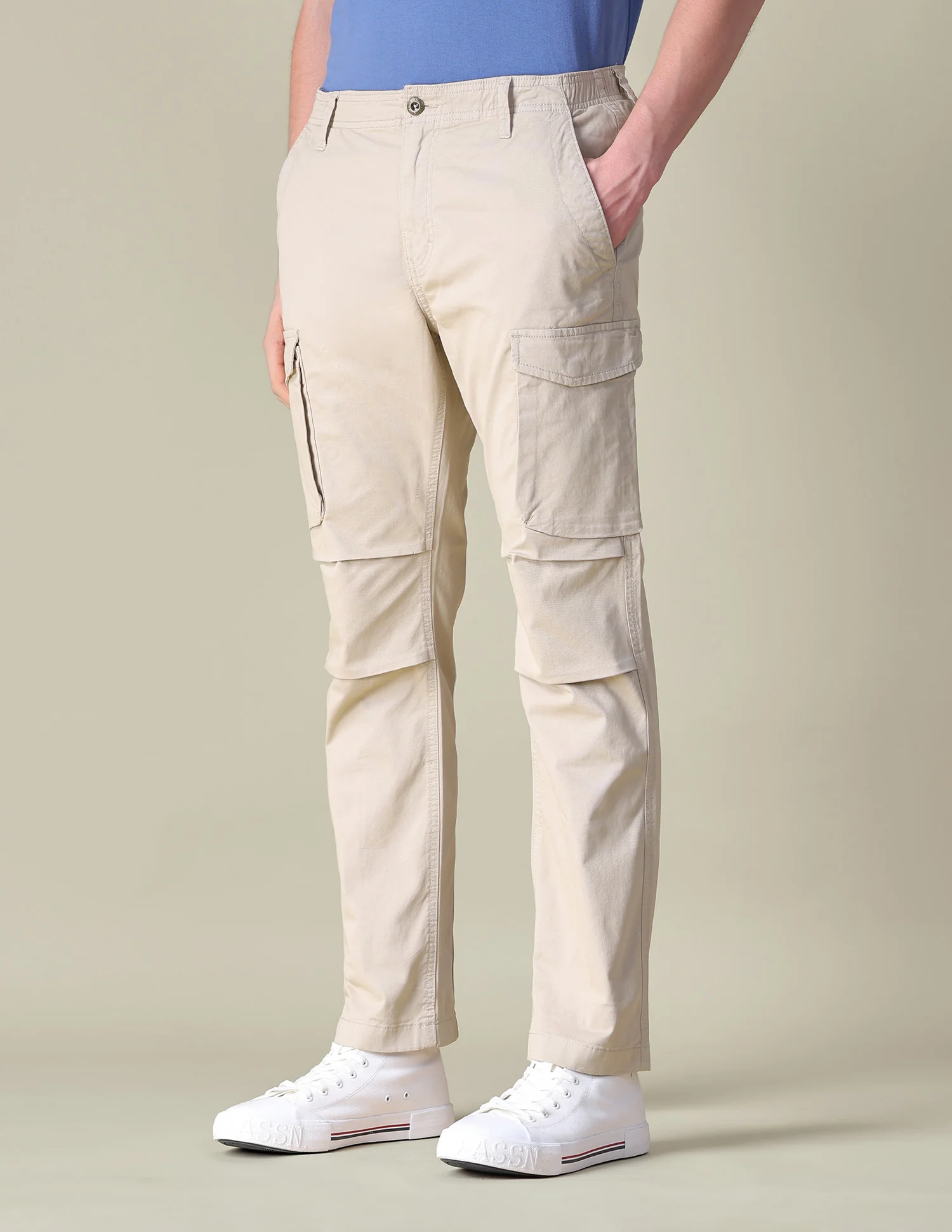 Twill Regular Fit Cargos - Image 5