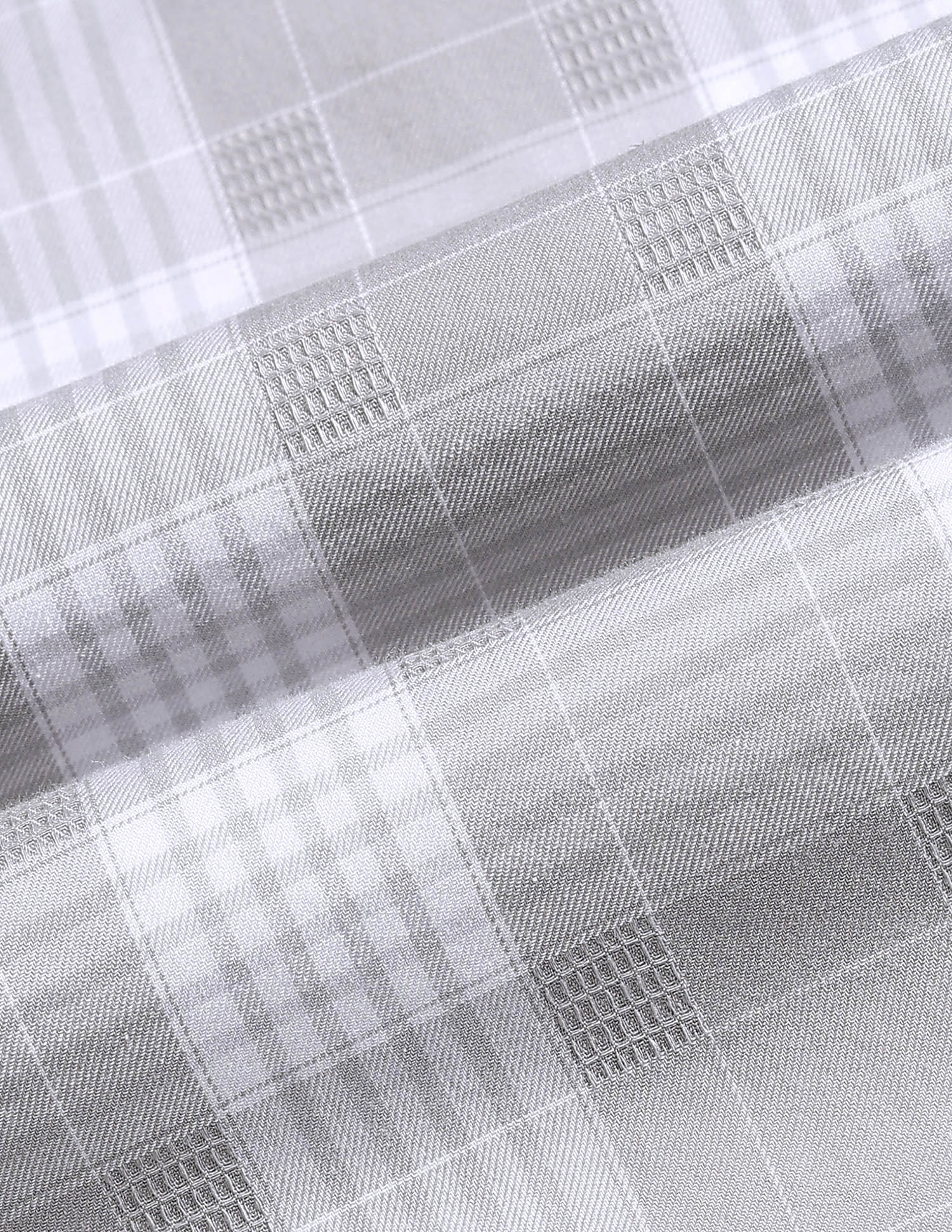 Twill Regular Fit Grid Tattersall Checked Shirt - Image 2