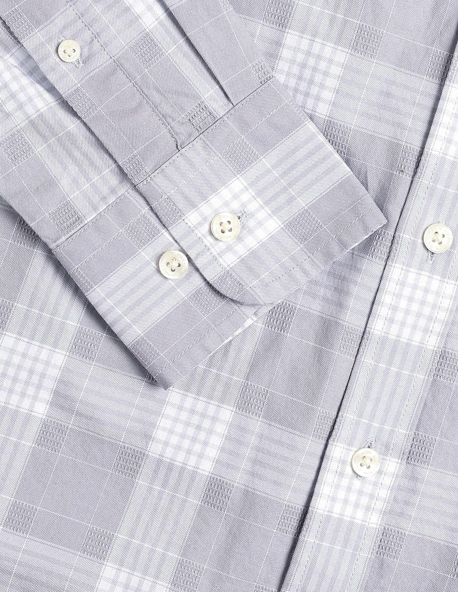 Twill Regular Fit Grid Tattersall Checked Shirt - Image 8