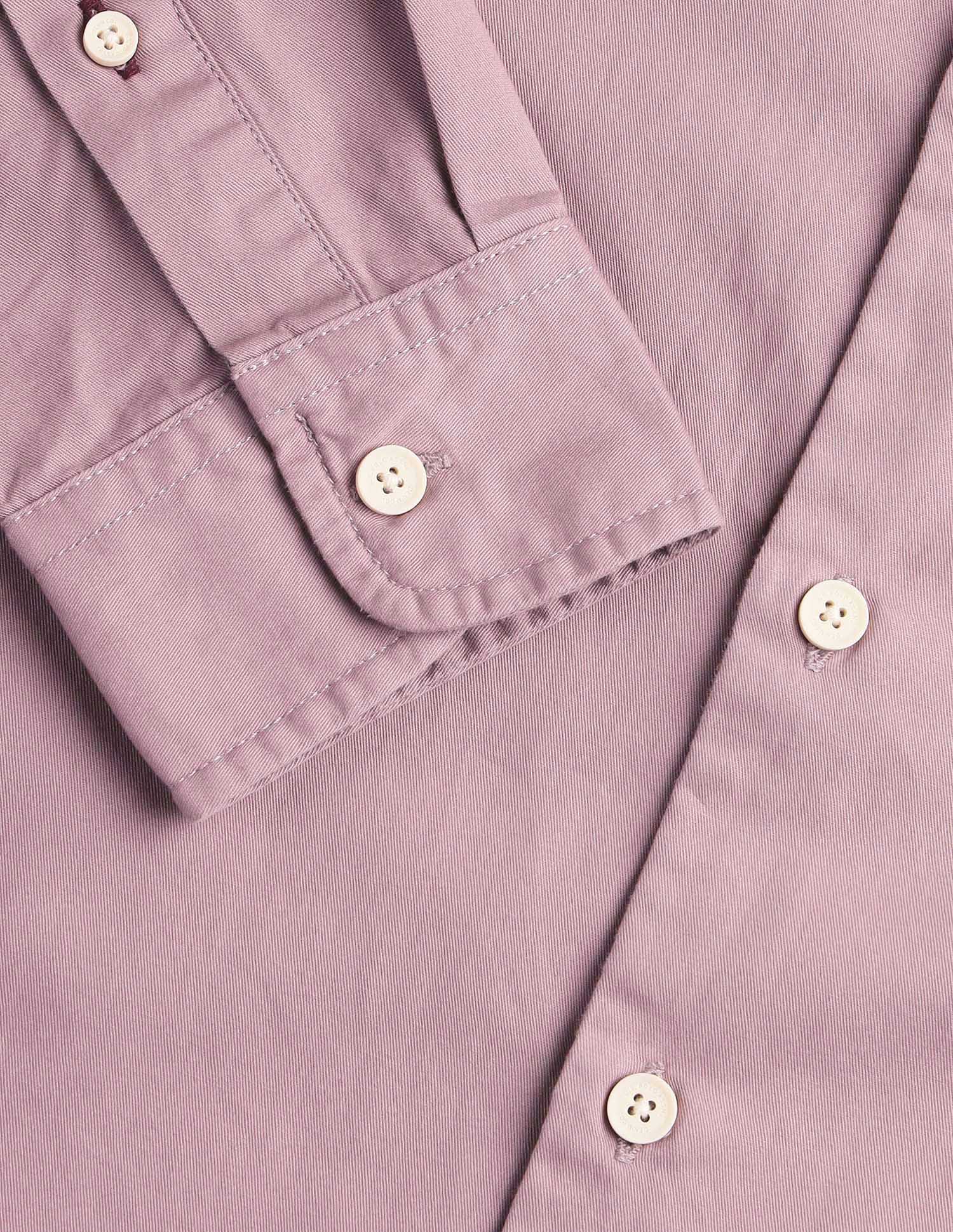 Twill Regular Fit Mandarin Shirt - Image 8