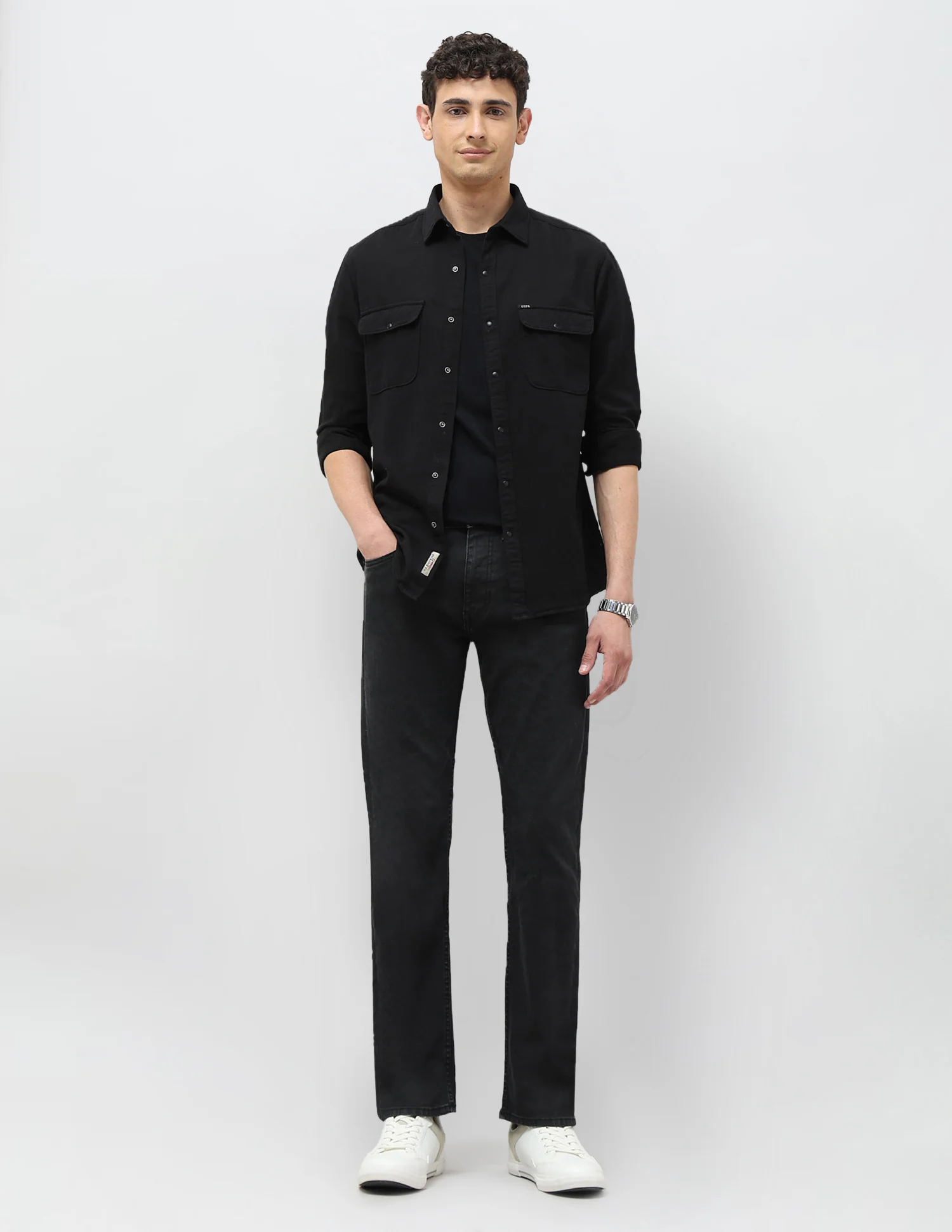 Twill Regular Fit Shirt - Image 3