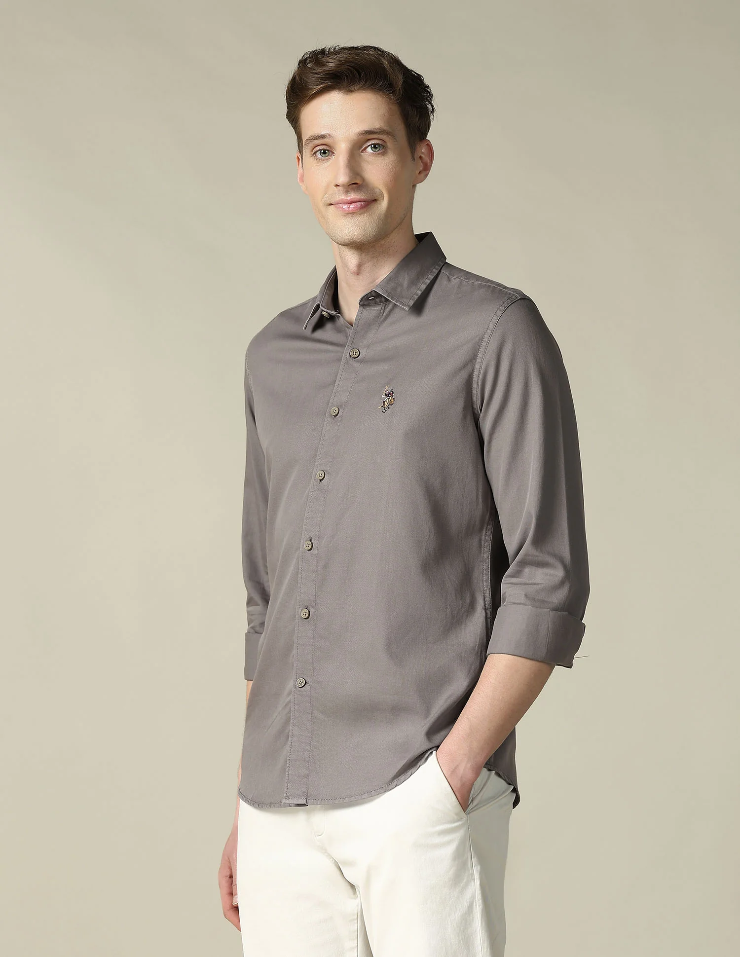 Twill Regular Fit Shirt - Image 4