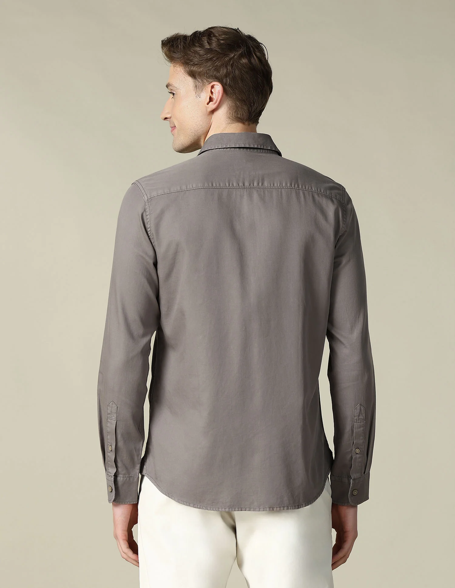 Twill Regular Fit Shirt - Image 5