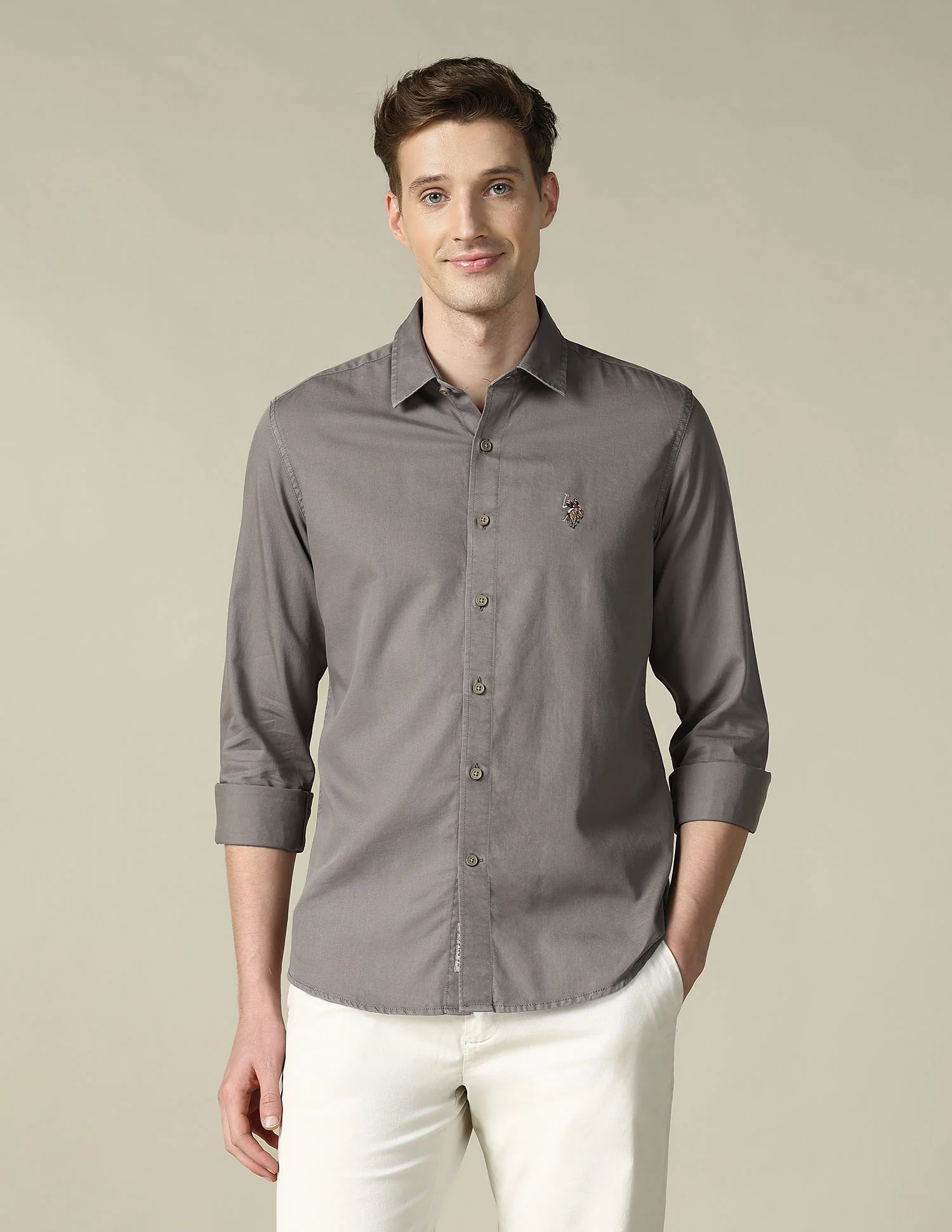 Twill Regular Fit Shirt - Image 6