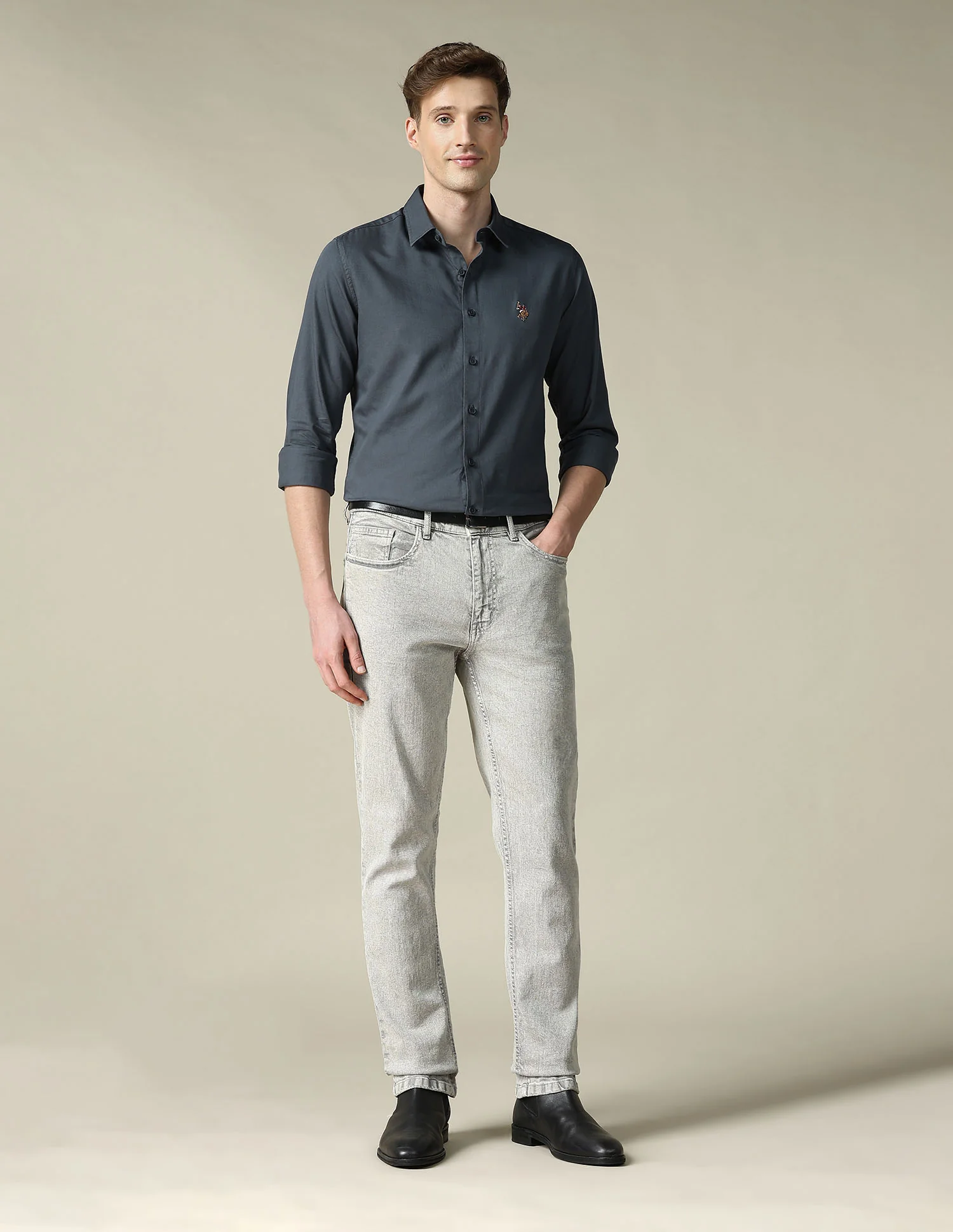 Twill Regular Fit Shirt - Image 3