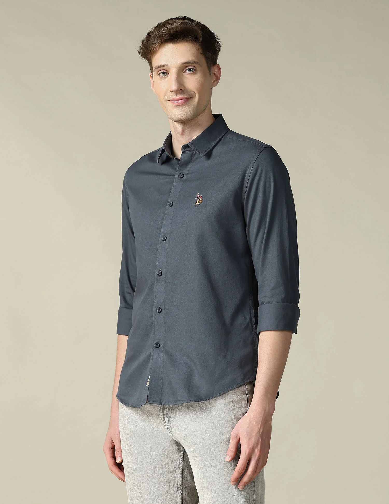 Twill Regular Fit Shirt - Image 4