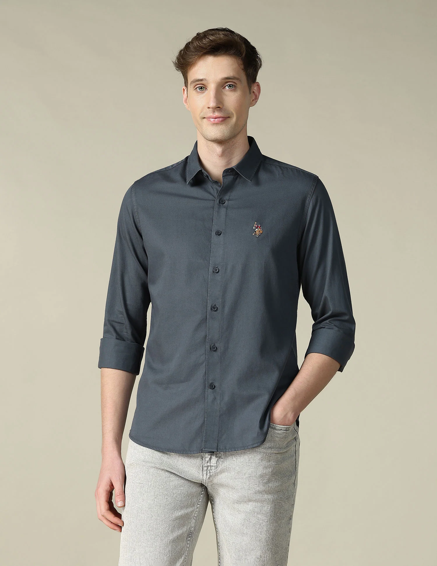Twill Regular Fit Shirt - Image 6