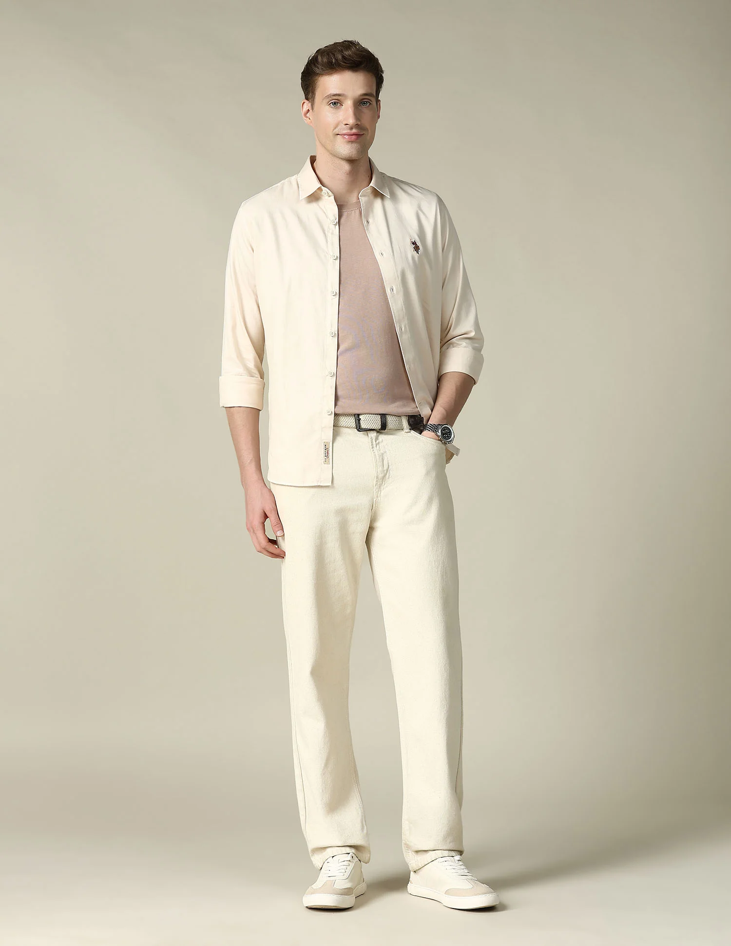 Twill Regular Fit Shirt - Image 3