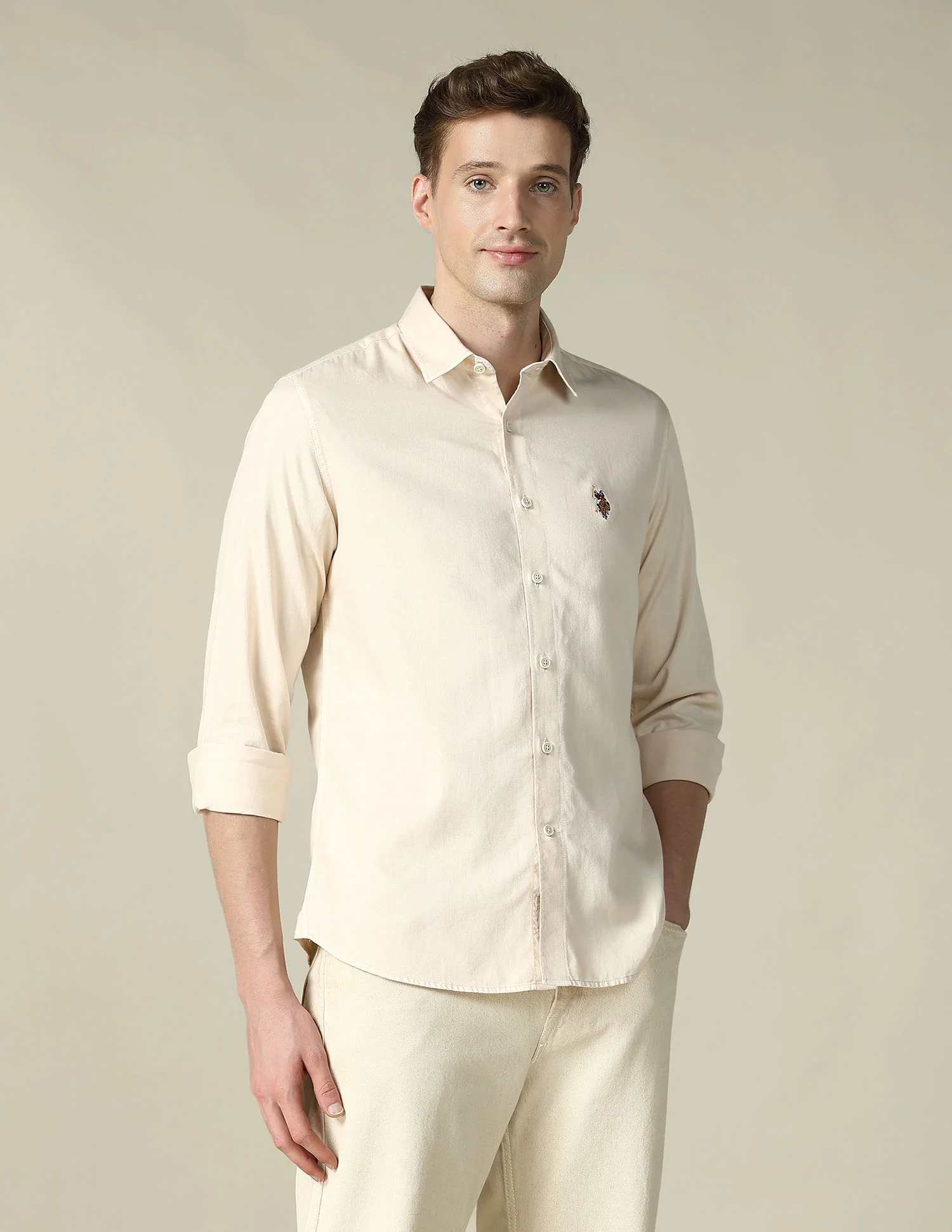 Twill Regular Fit Shirt - Image 4
