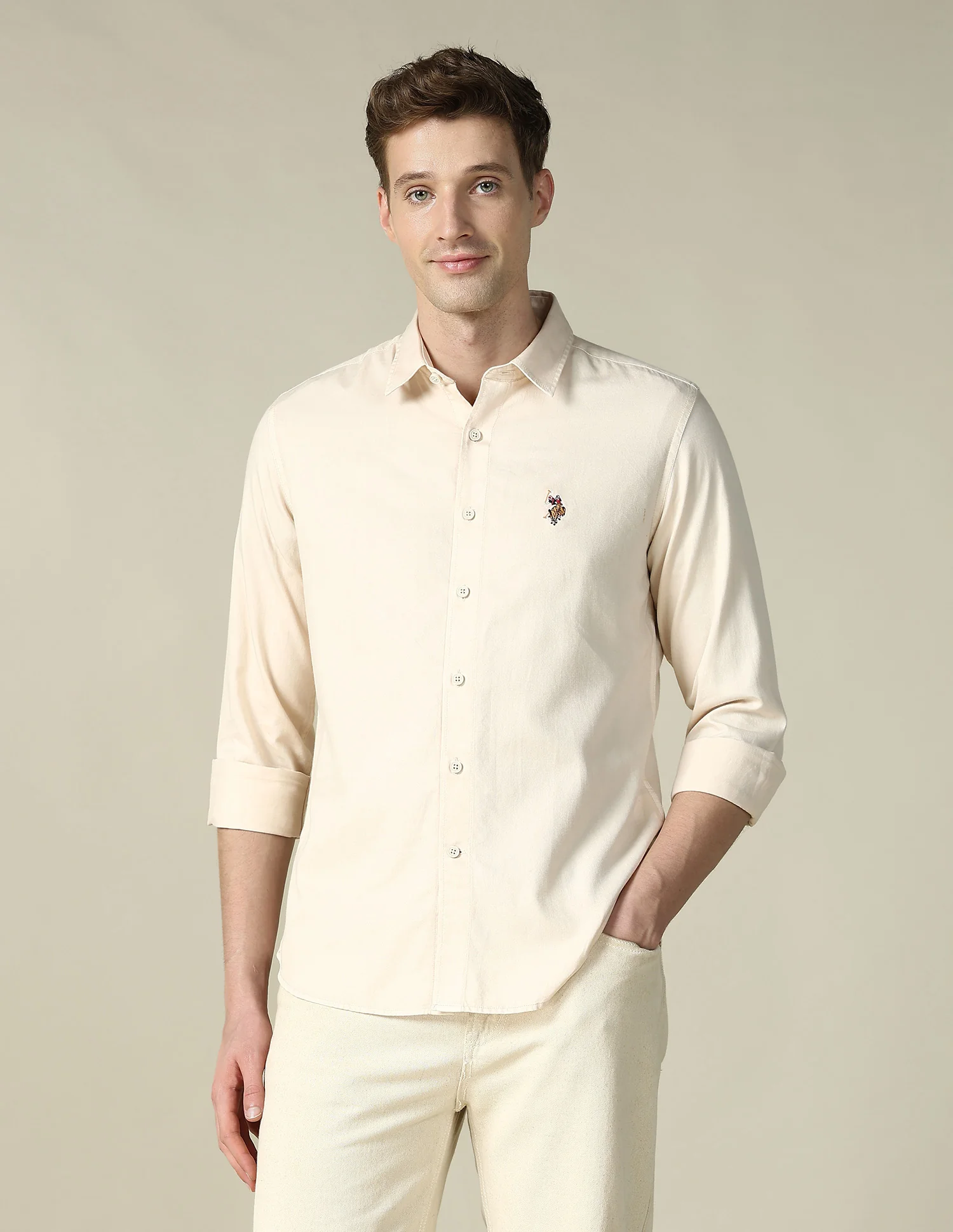 Twill Regular Fit Shirt - Image 6