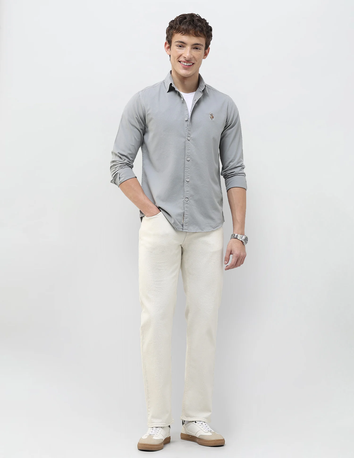 Twill Regular Fit Shirt - Image 3