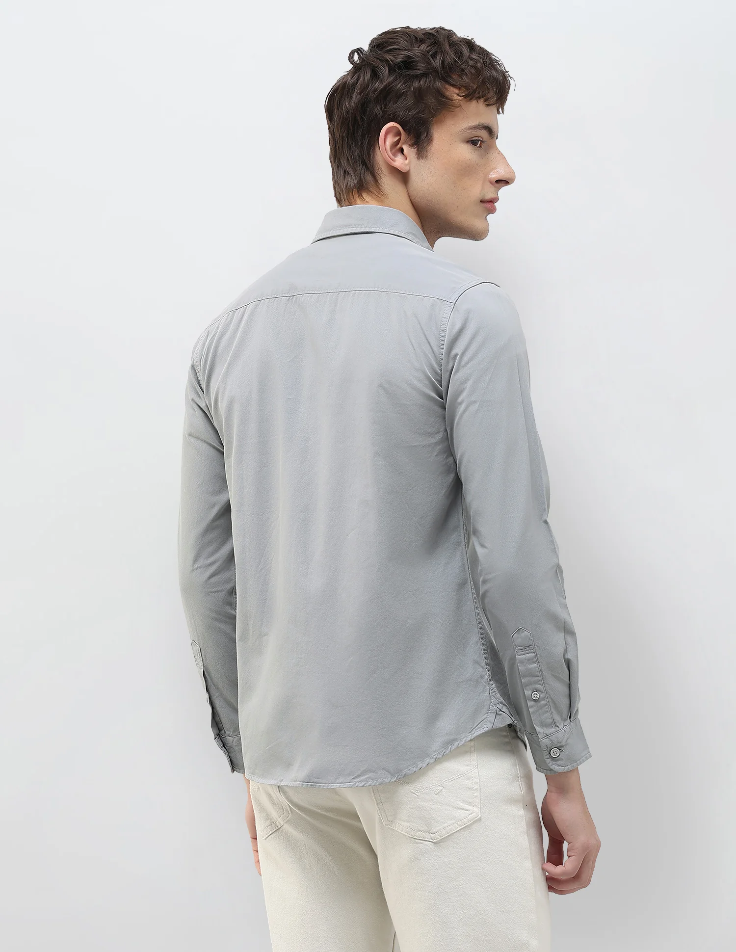 Twill Regular Fit Shirt - Image 5