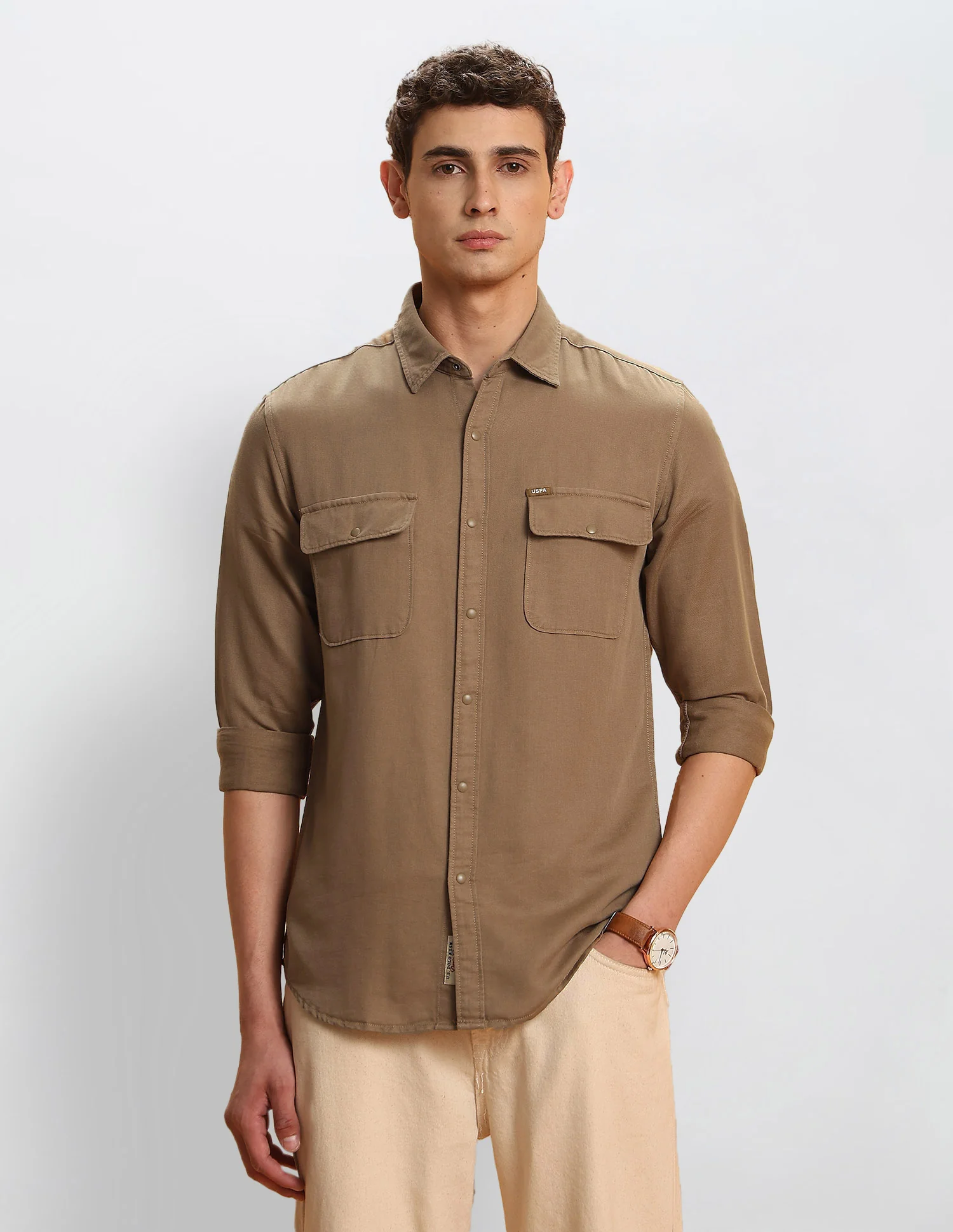 Twill Regular Fit Shirt - Image 4