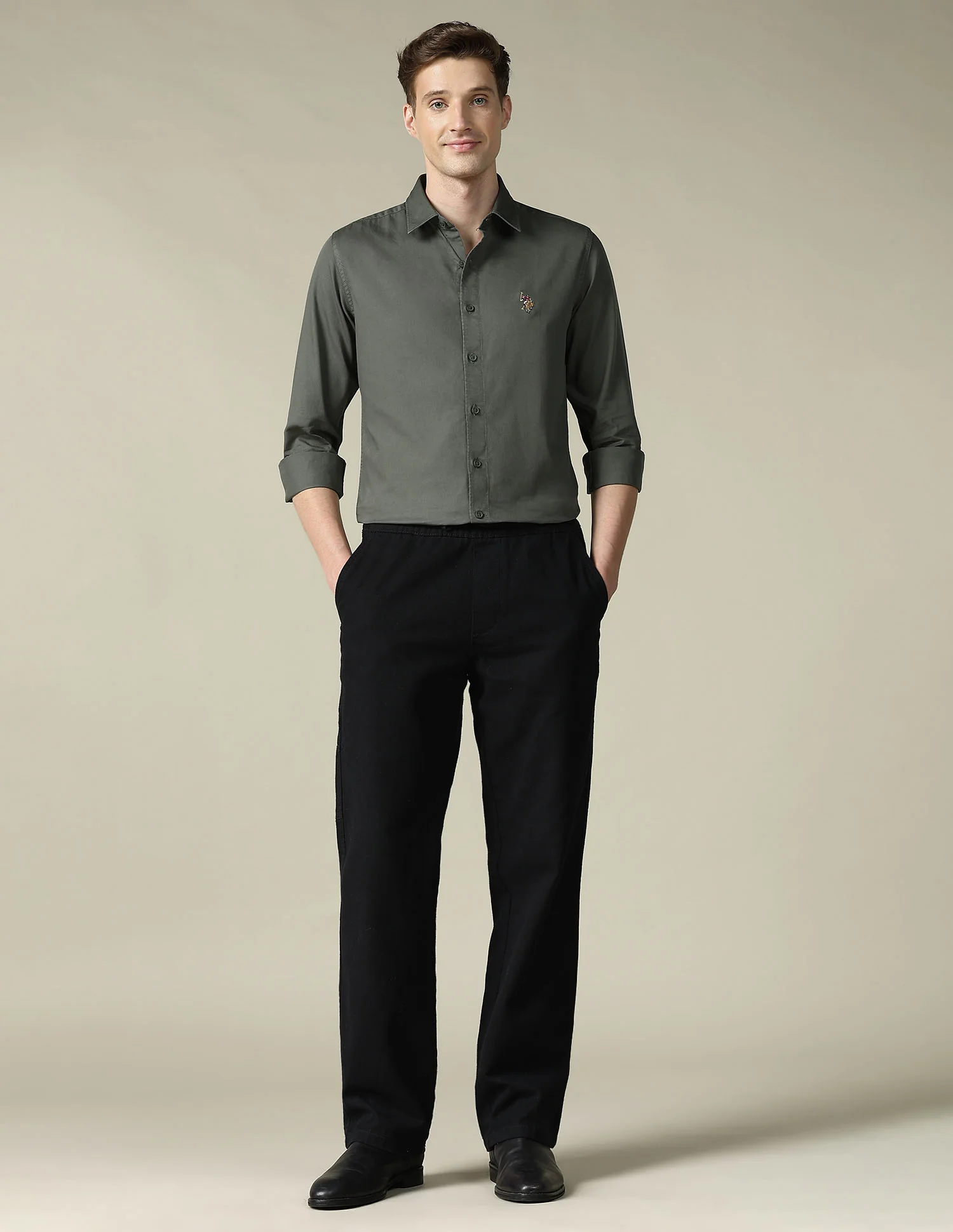 Twill Regular Fit Shirt - Image 3