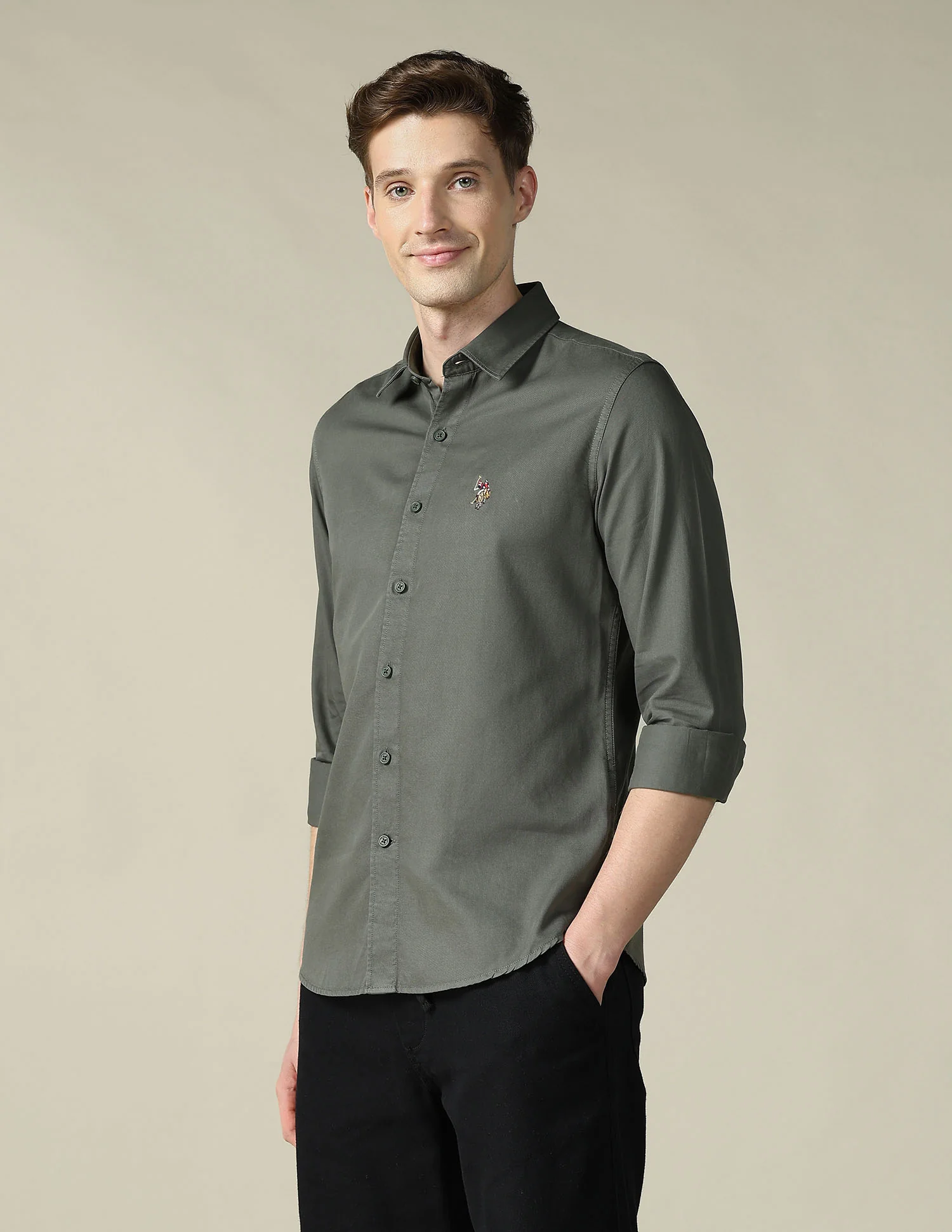 Twill Regular Fit Shirt - Image 4