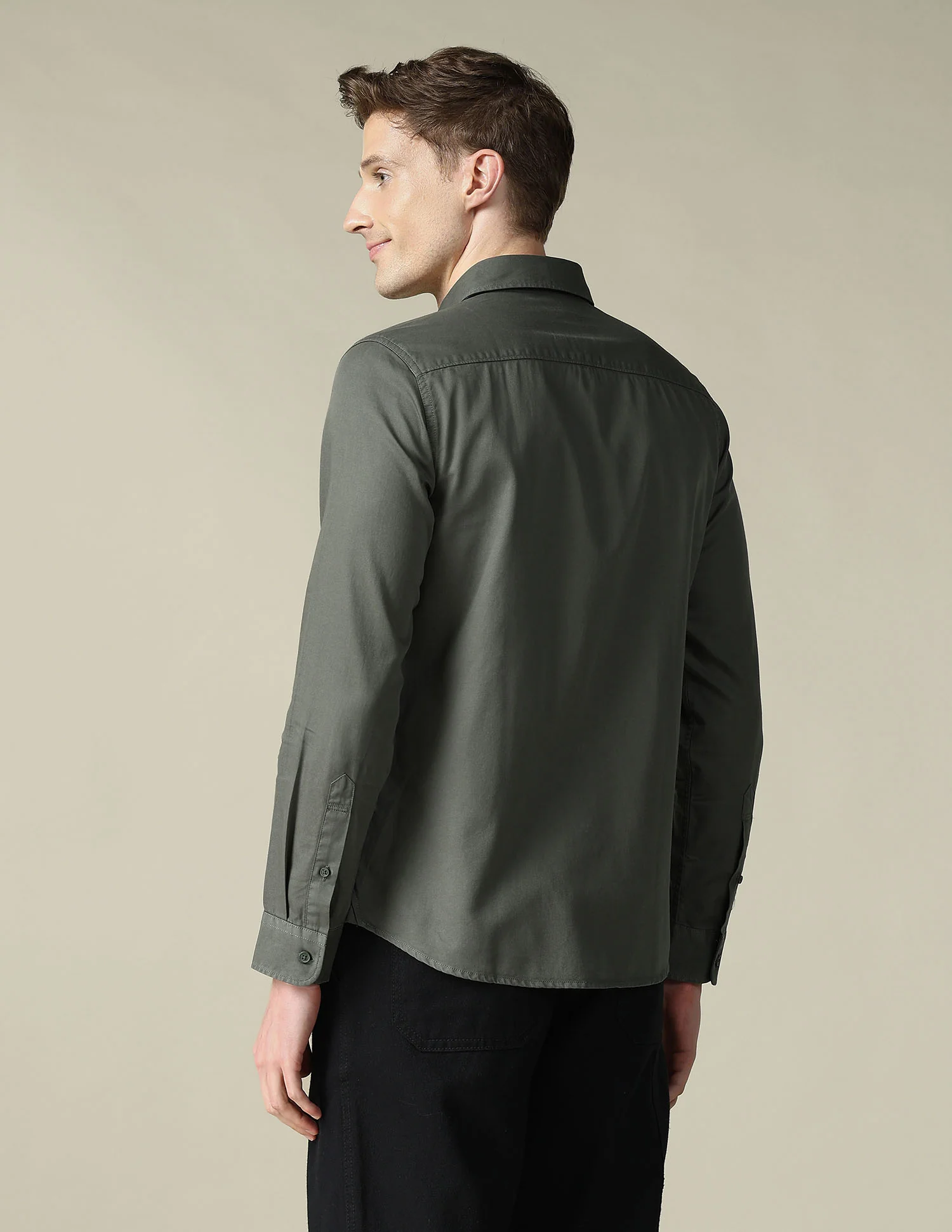 Twill Regular Fit Shirt - Image 5