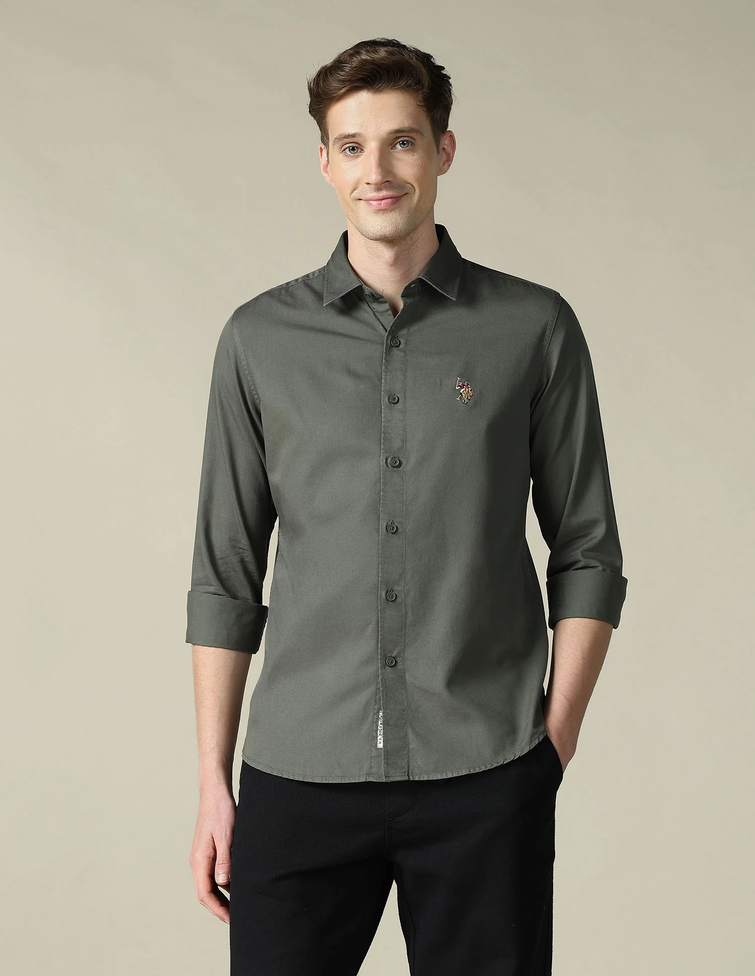 Twill Regular Fit Shirt - Image 6