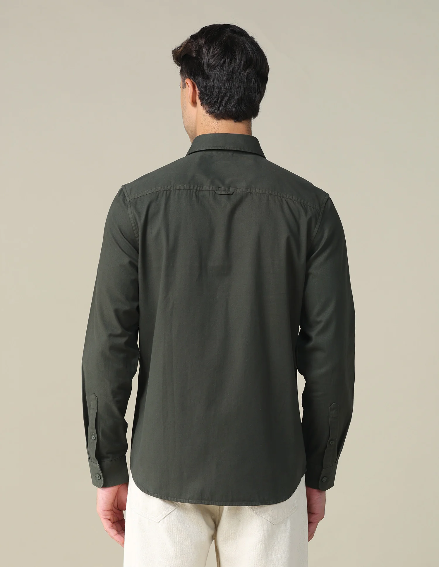 Twill Relaxed Fit Shirt - Image 5