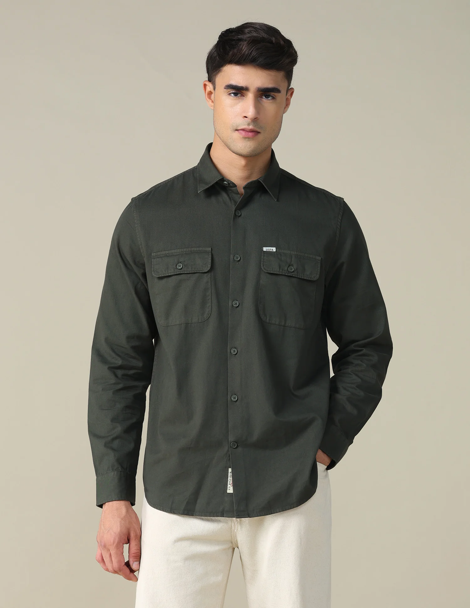 Twill Relaxed Fit Shirt - Image 6