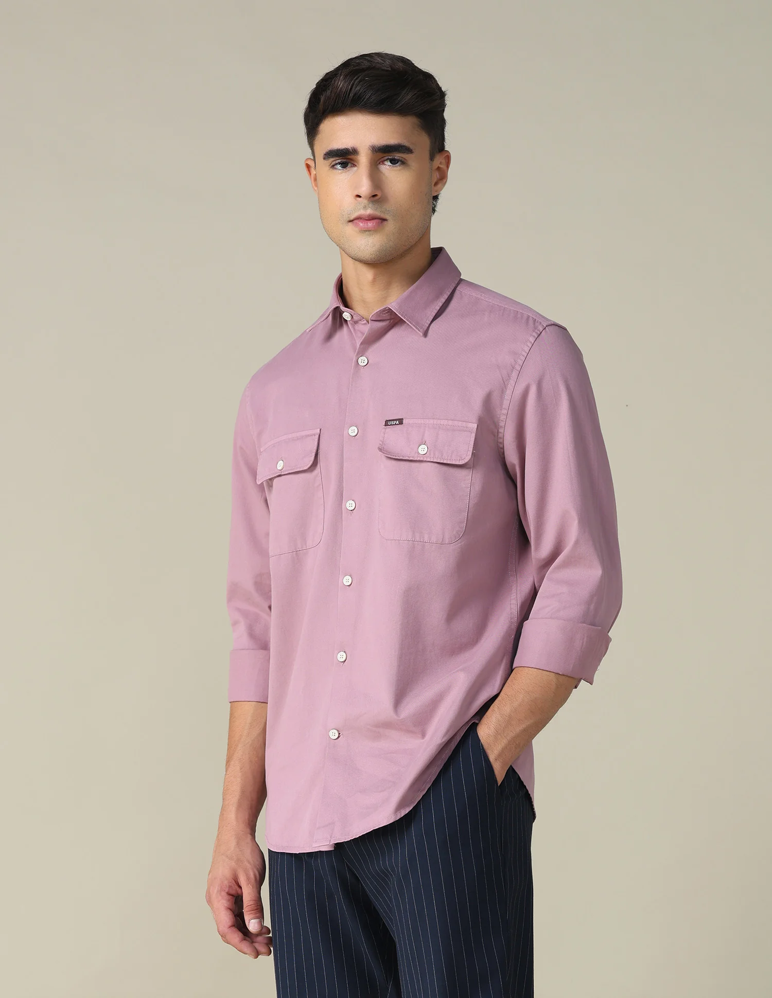Twill Relaxed Fit Shirt - Image 4