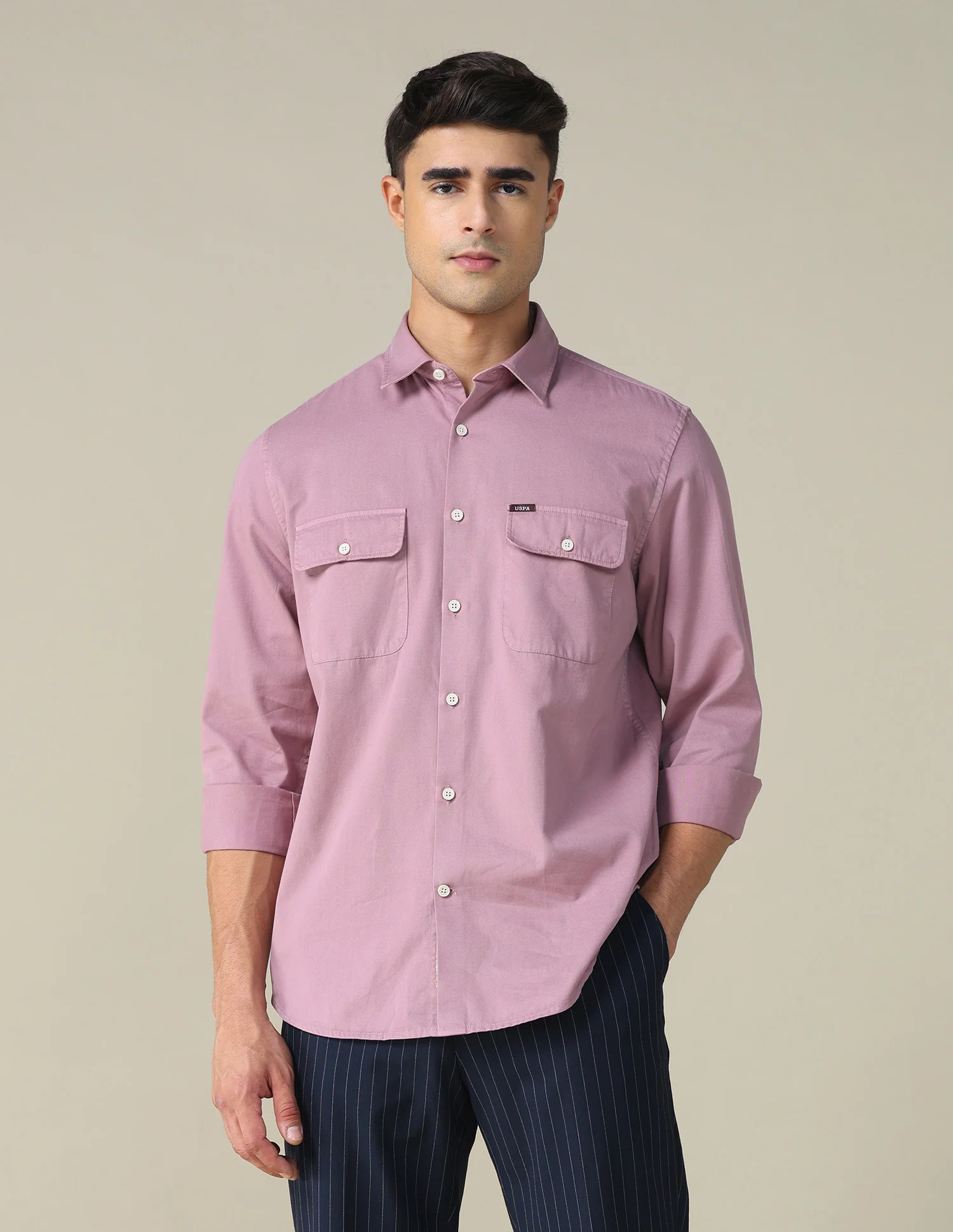 Twill Relaxed Fit Shirt - Image 6