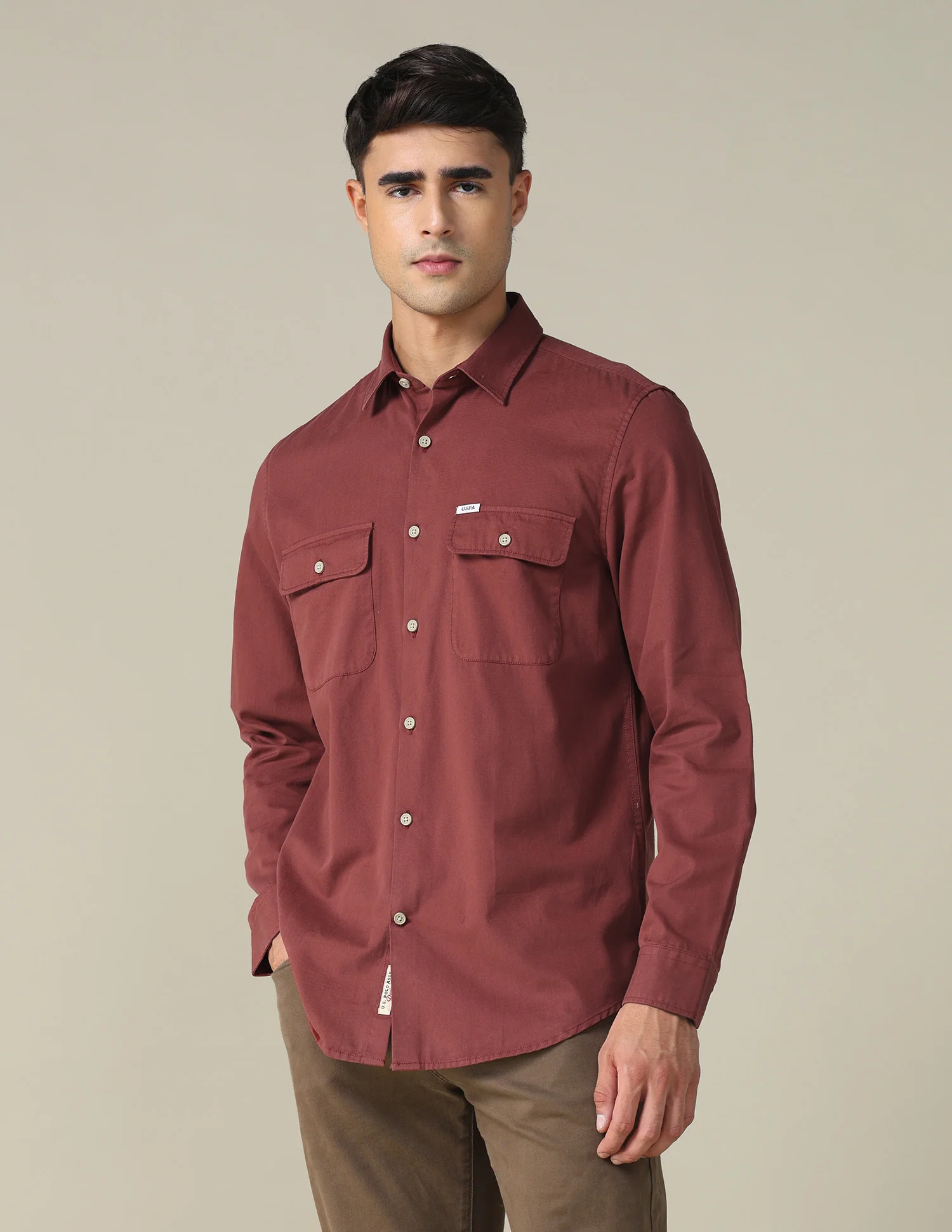 Twill Relaxed Fit Shirt - Image 4