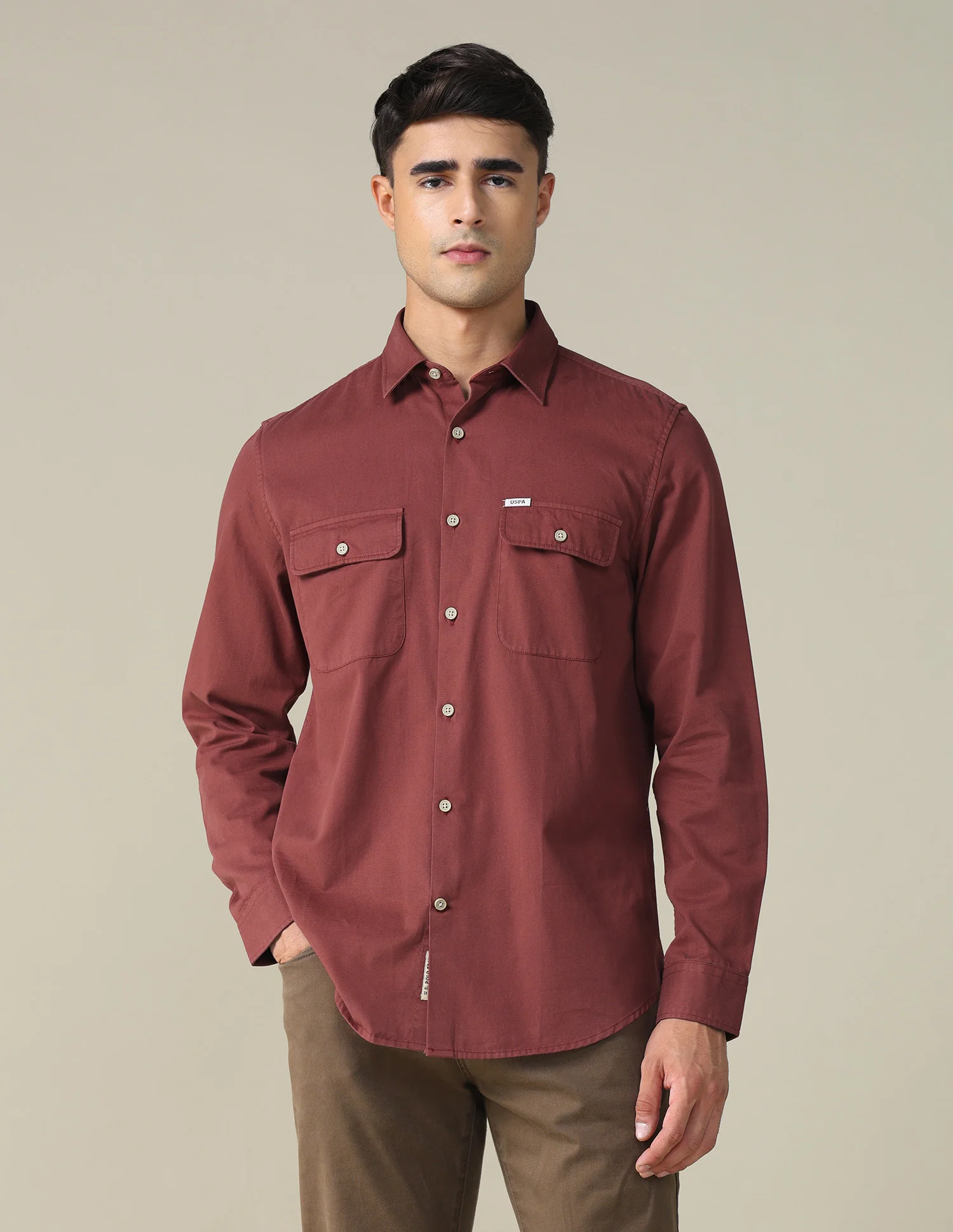 Twill Relaxed Fit Shirt - Image 6