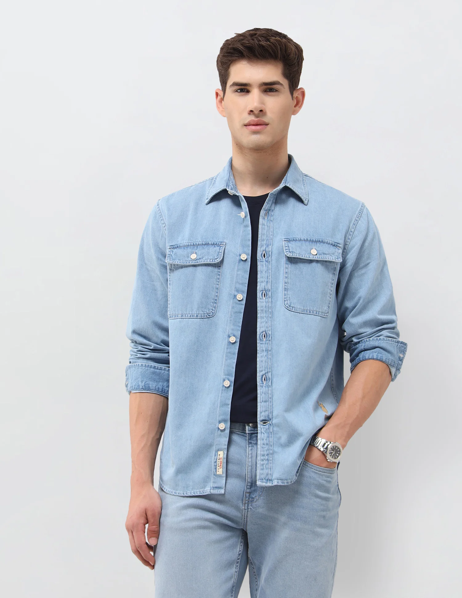 Twill Relaxed Fit Shirt
