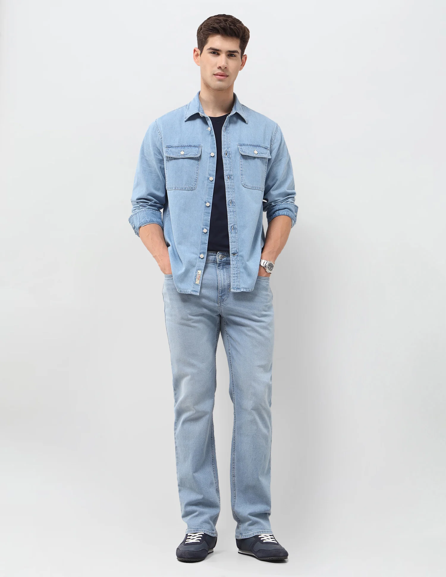 Twill Relaxed Fit Shirt - Image 3
