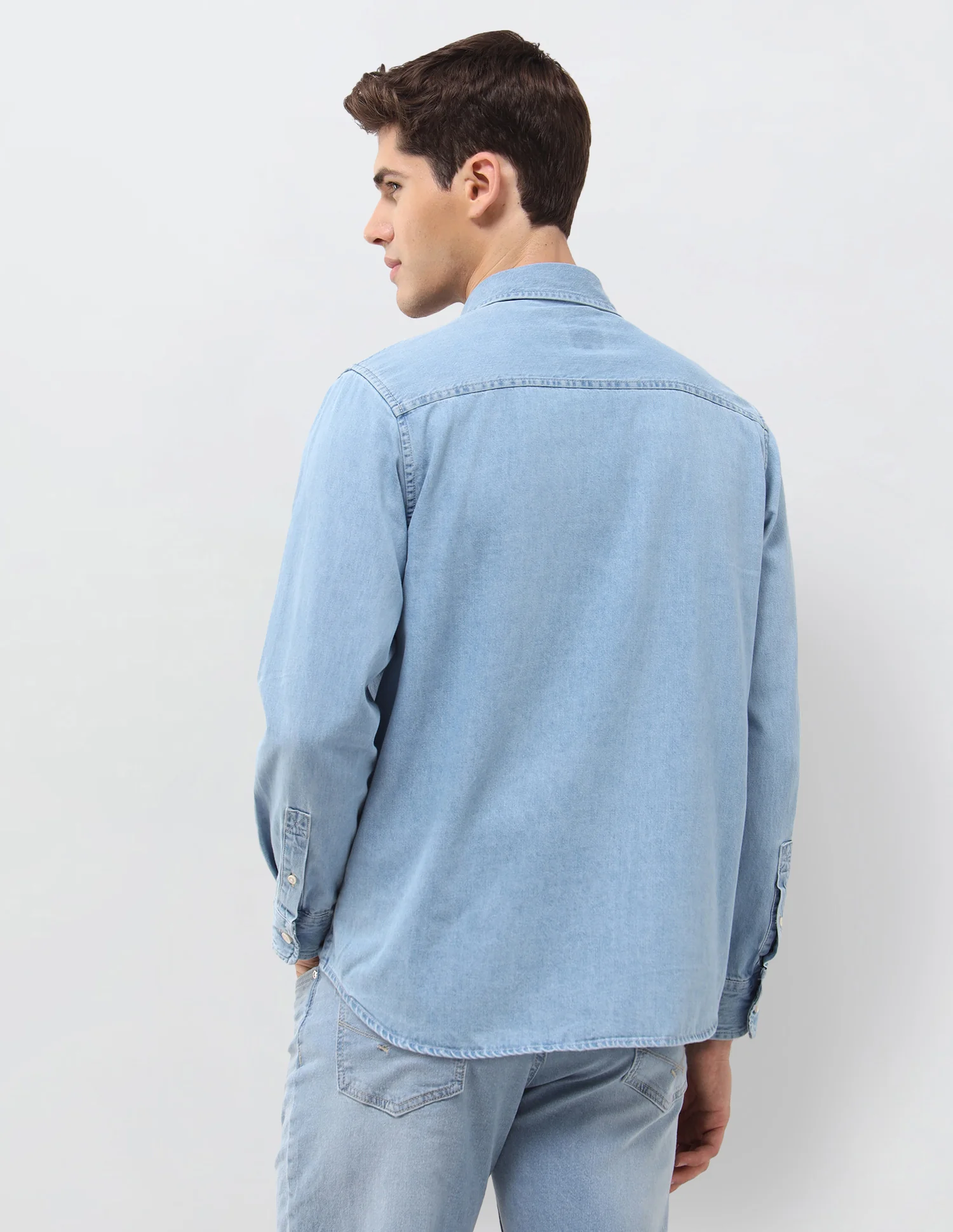 Twill Relaxed Fit Shirt - Image 5
