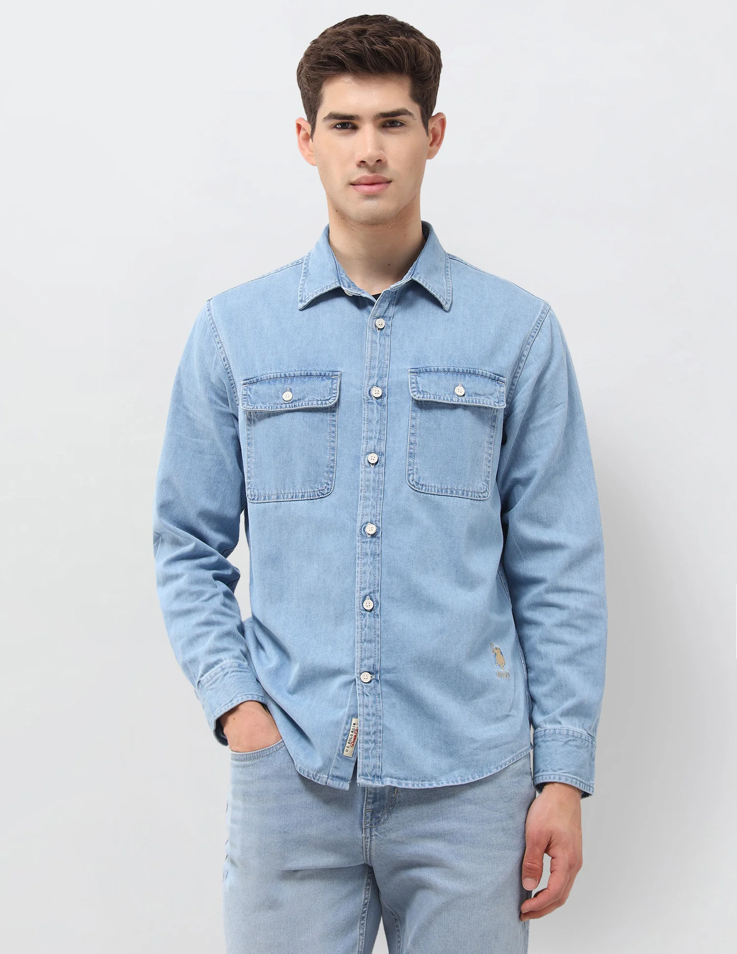 Twill Relaxed Fit Shirt - Image 6