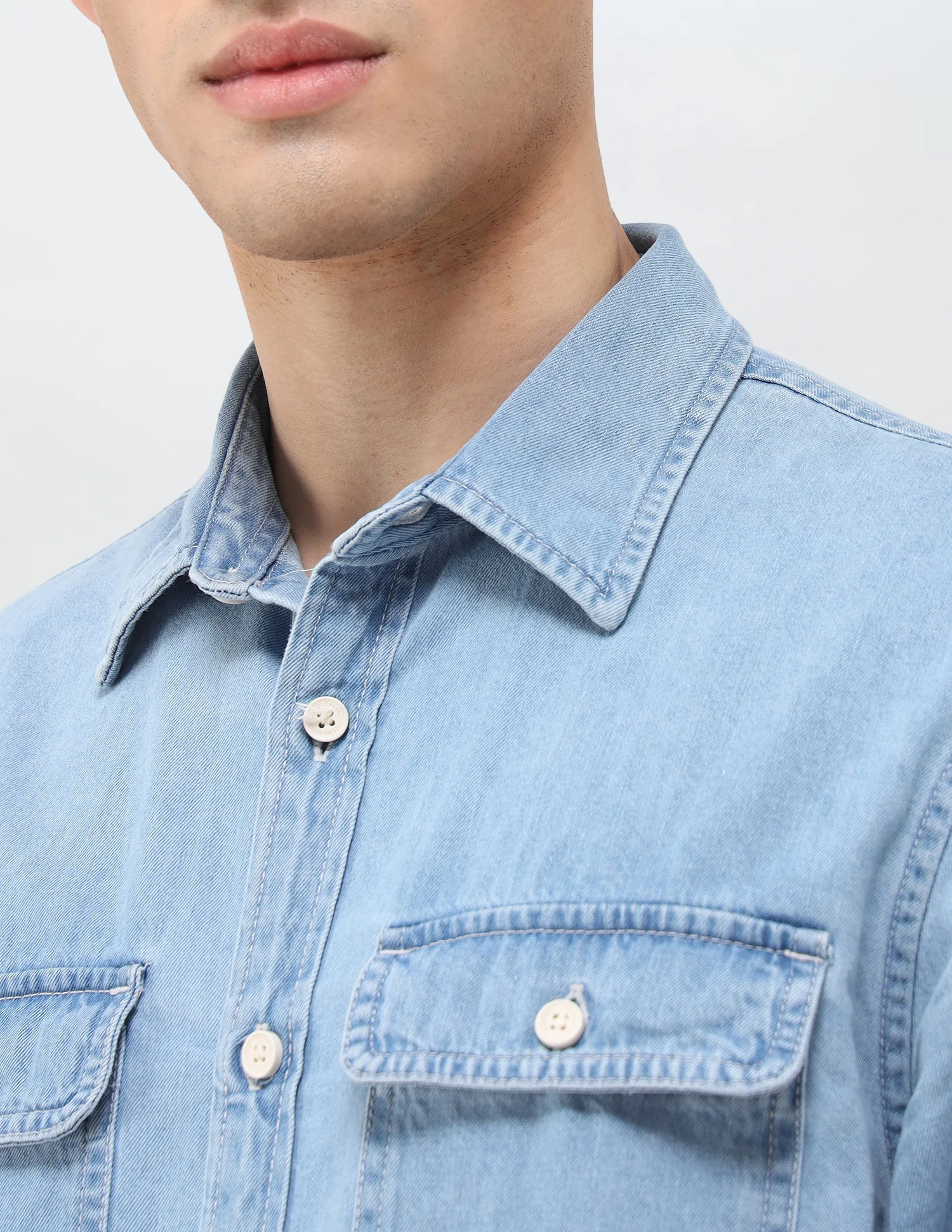 Twill Relaxed Fit Shirt - Image 7
