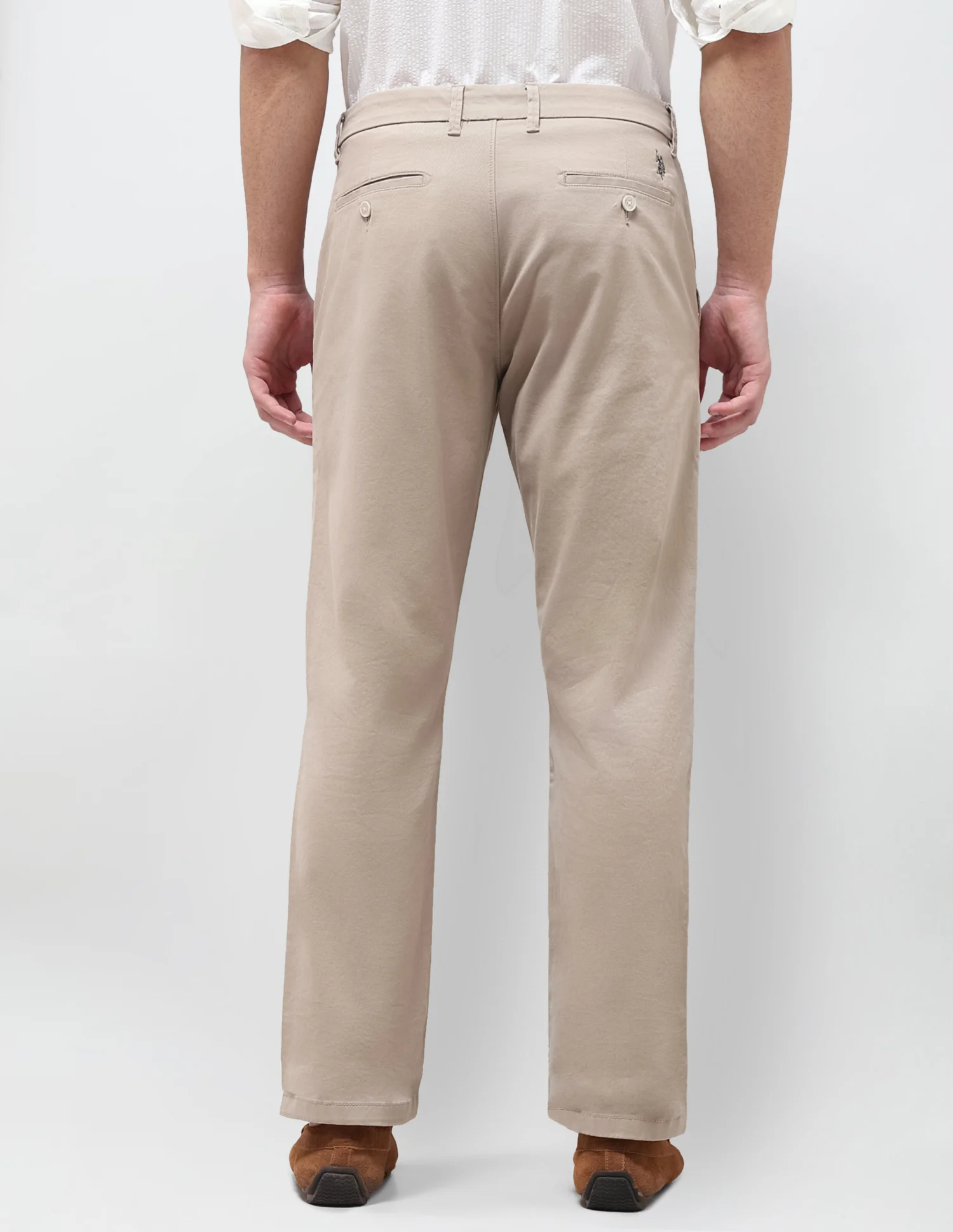 Twill Riley Straight Fit Trousers - Image 5