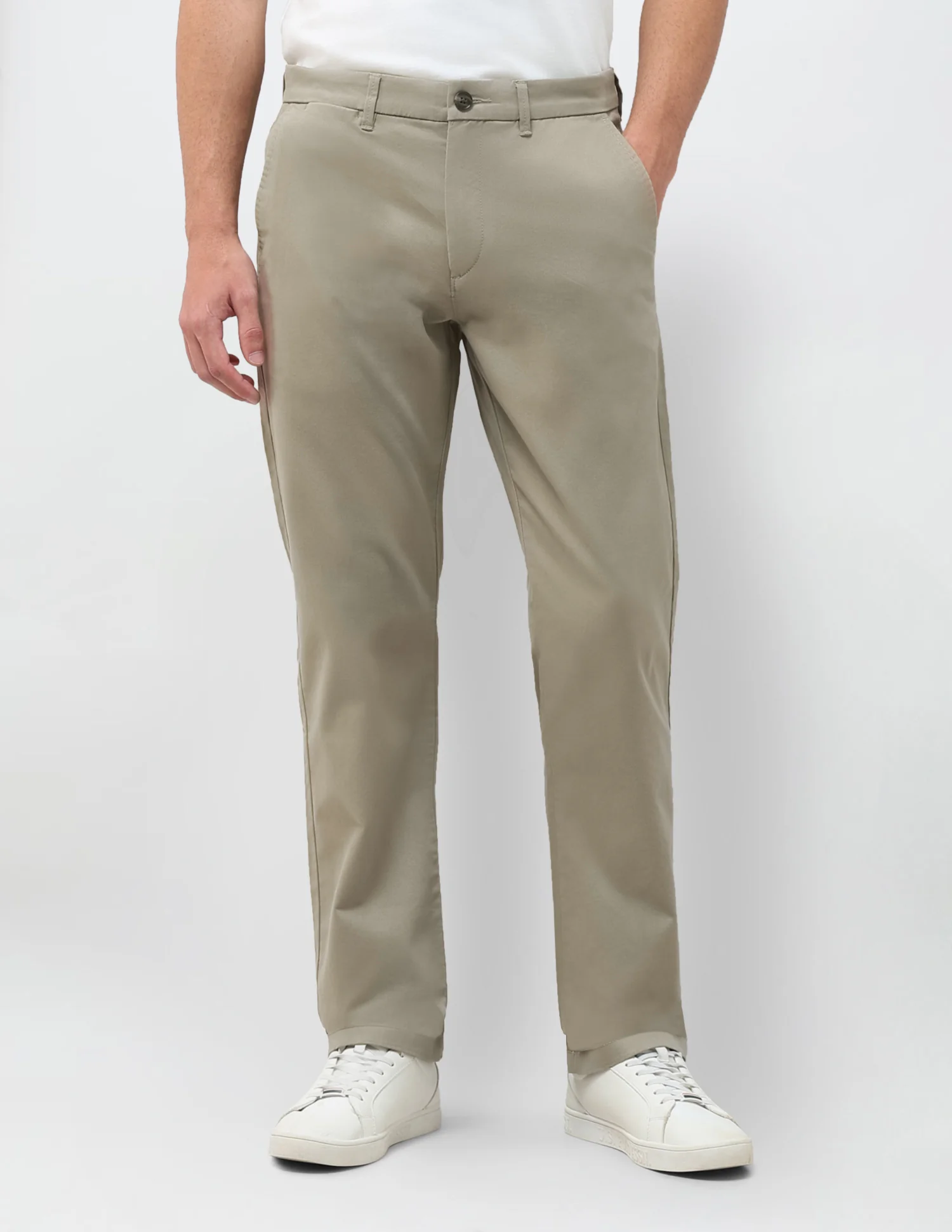 Twill Riley Straight Fit Trousers - Image 6