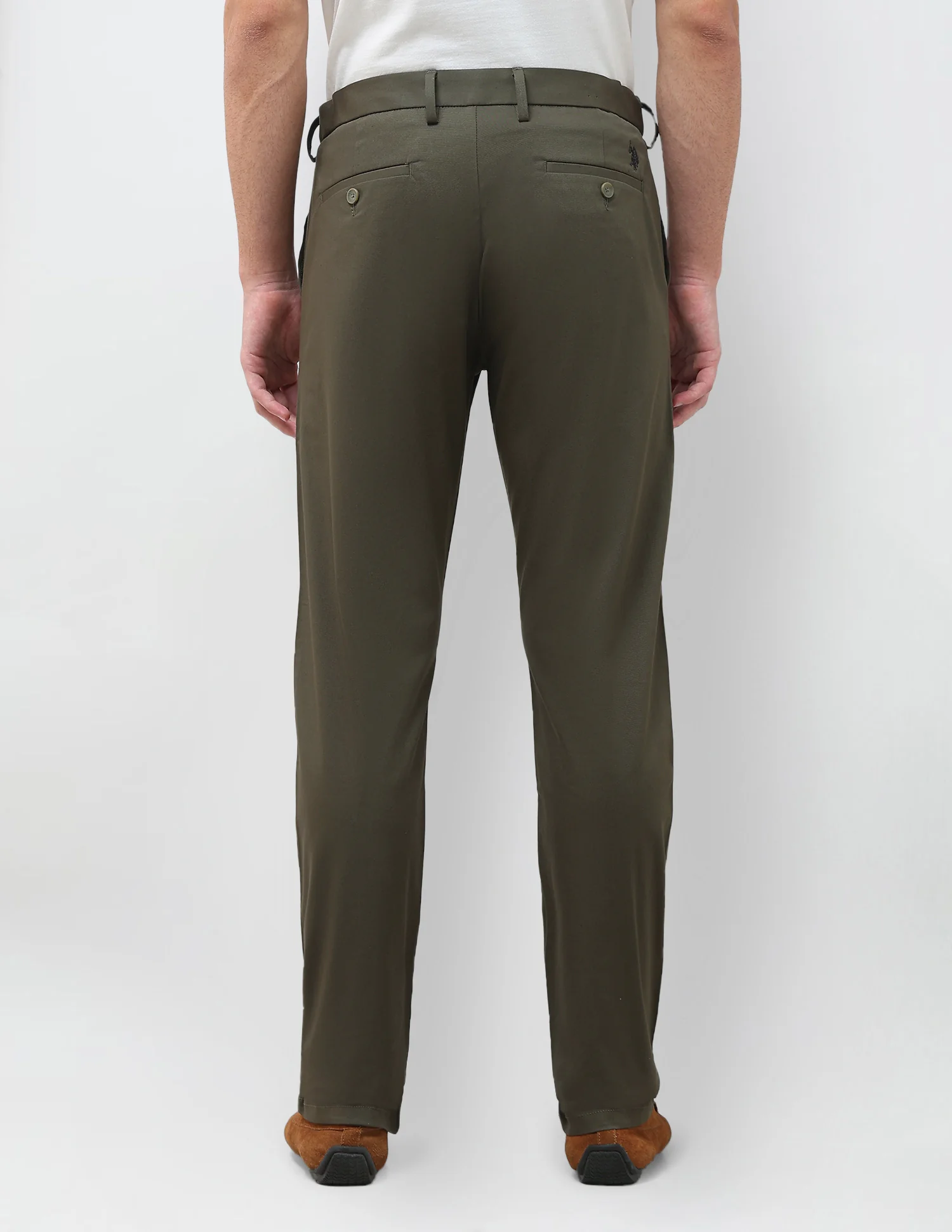 Twill Riley Straight Fit Trousers - Image 5