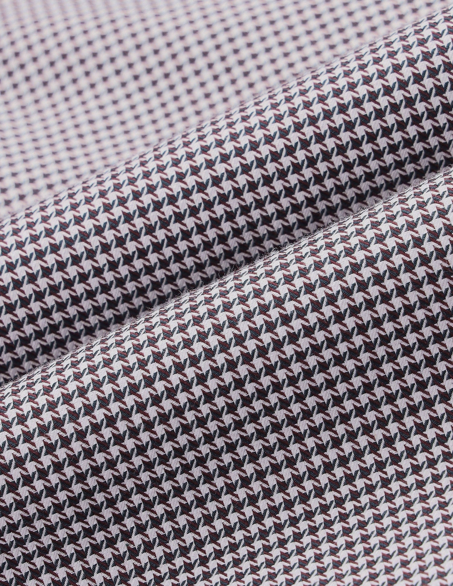 Twill Self Design Geometric Shirt - Image 2