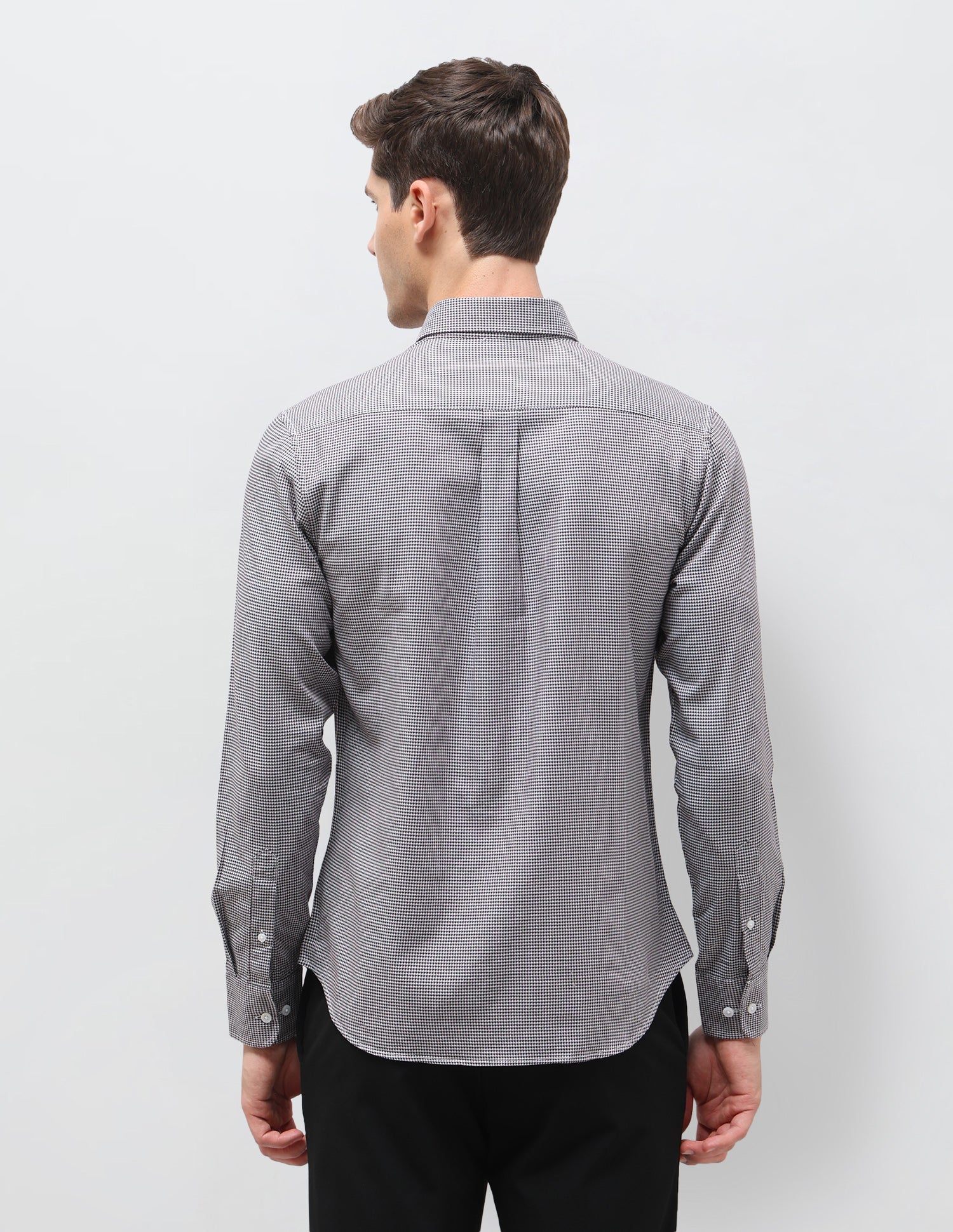 Twill Self Design Geometric Shirt - Image 5