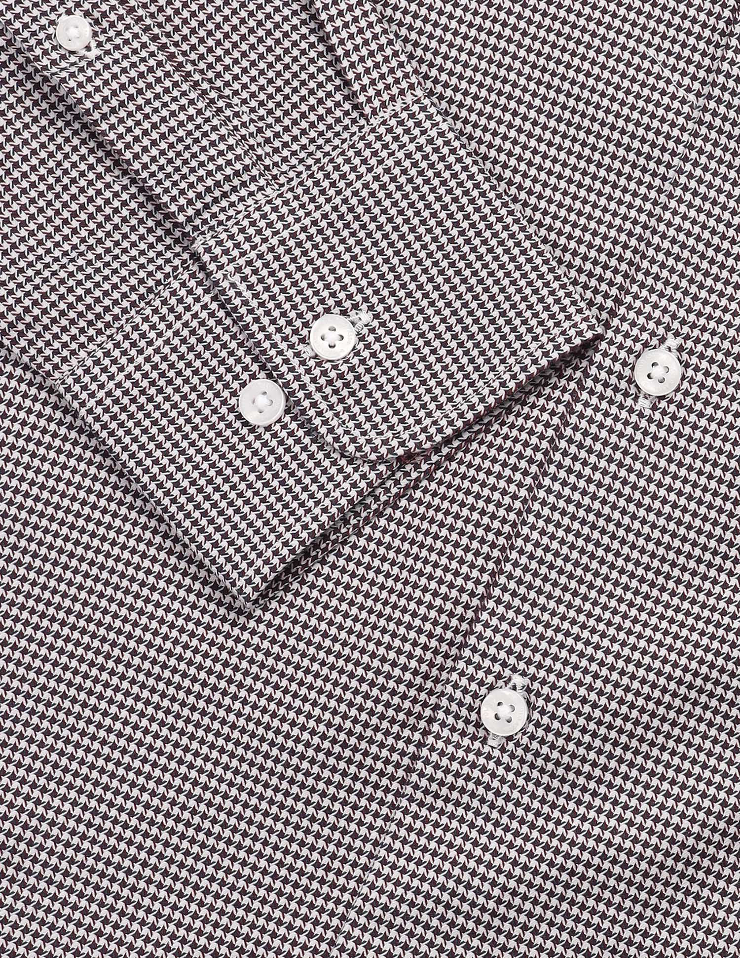 Twill Self Design Geometric Shirt - Image 8