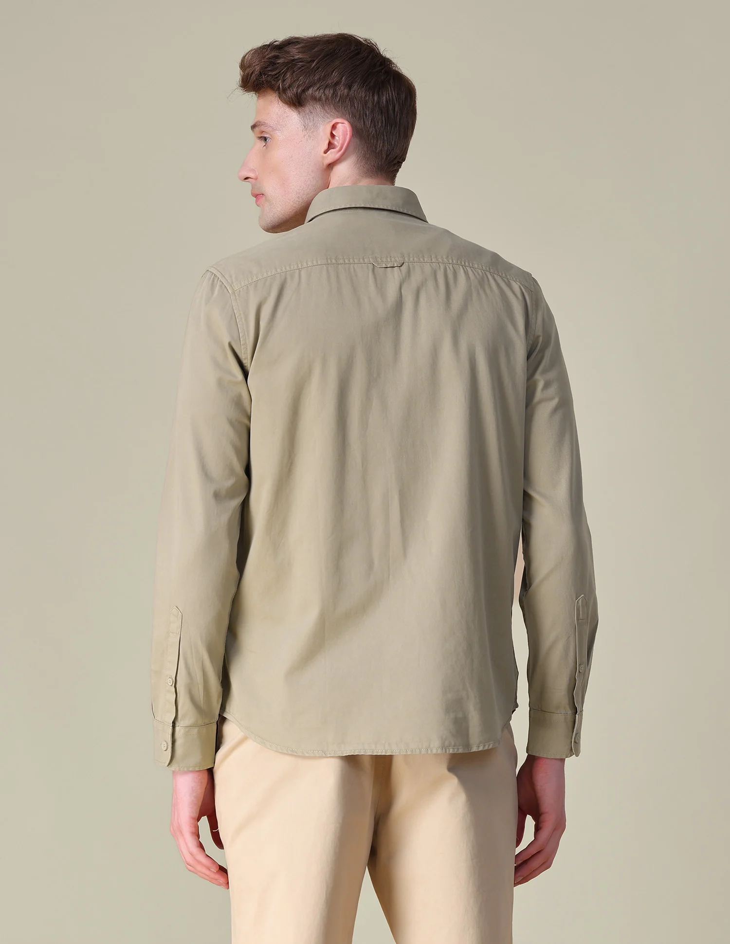 Twill Slim Fit Shirt - Image 6