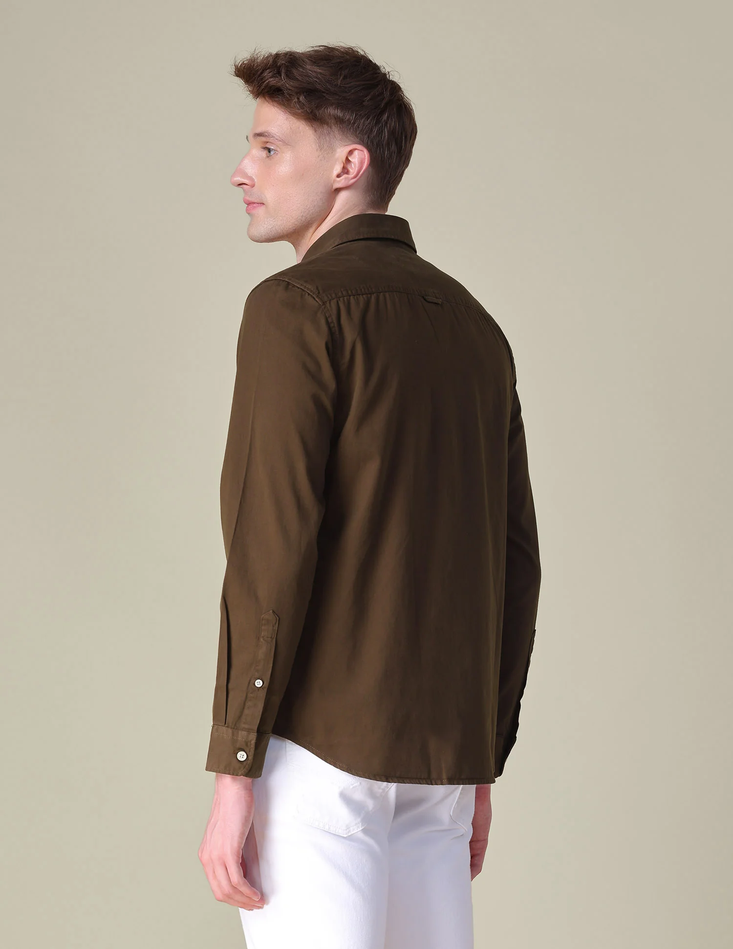 Twill Slim Fit Shirt - Image 5