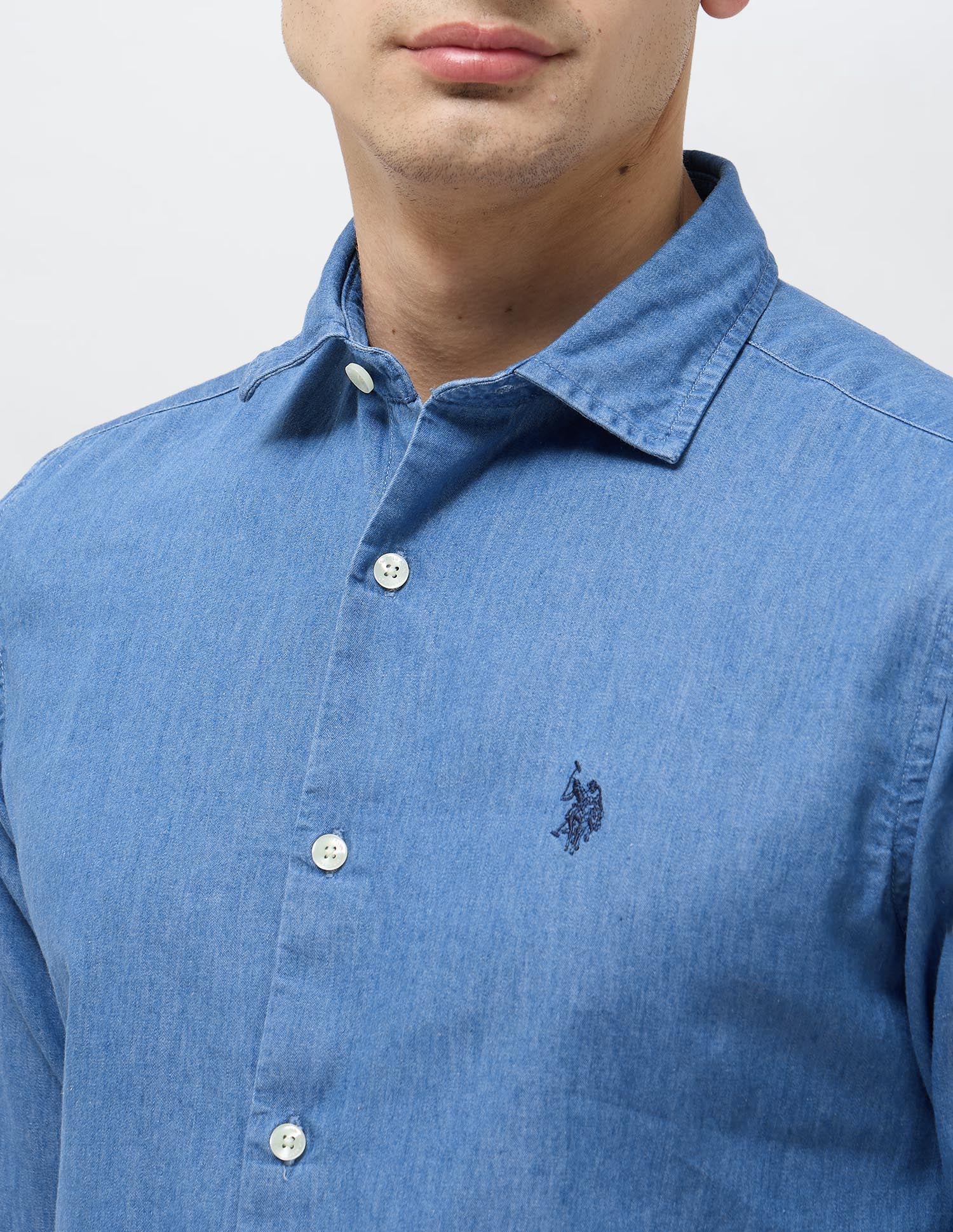 Twill Slim Fit Shirt - Image 7