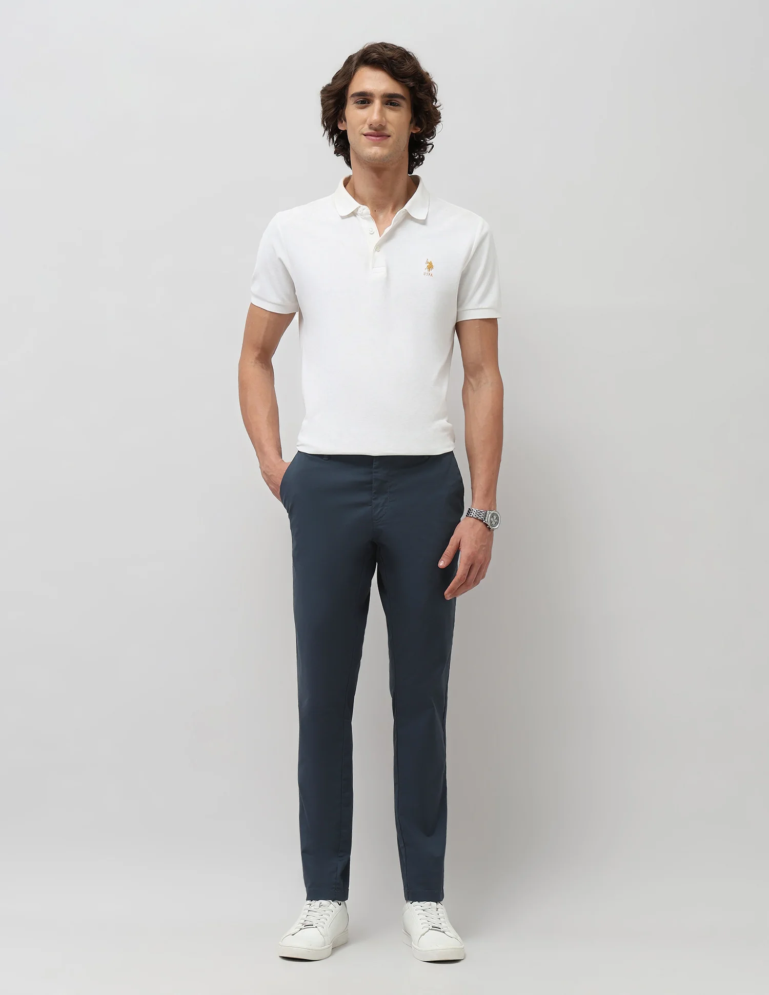 Twill Slim Fit Trouser - Image 3