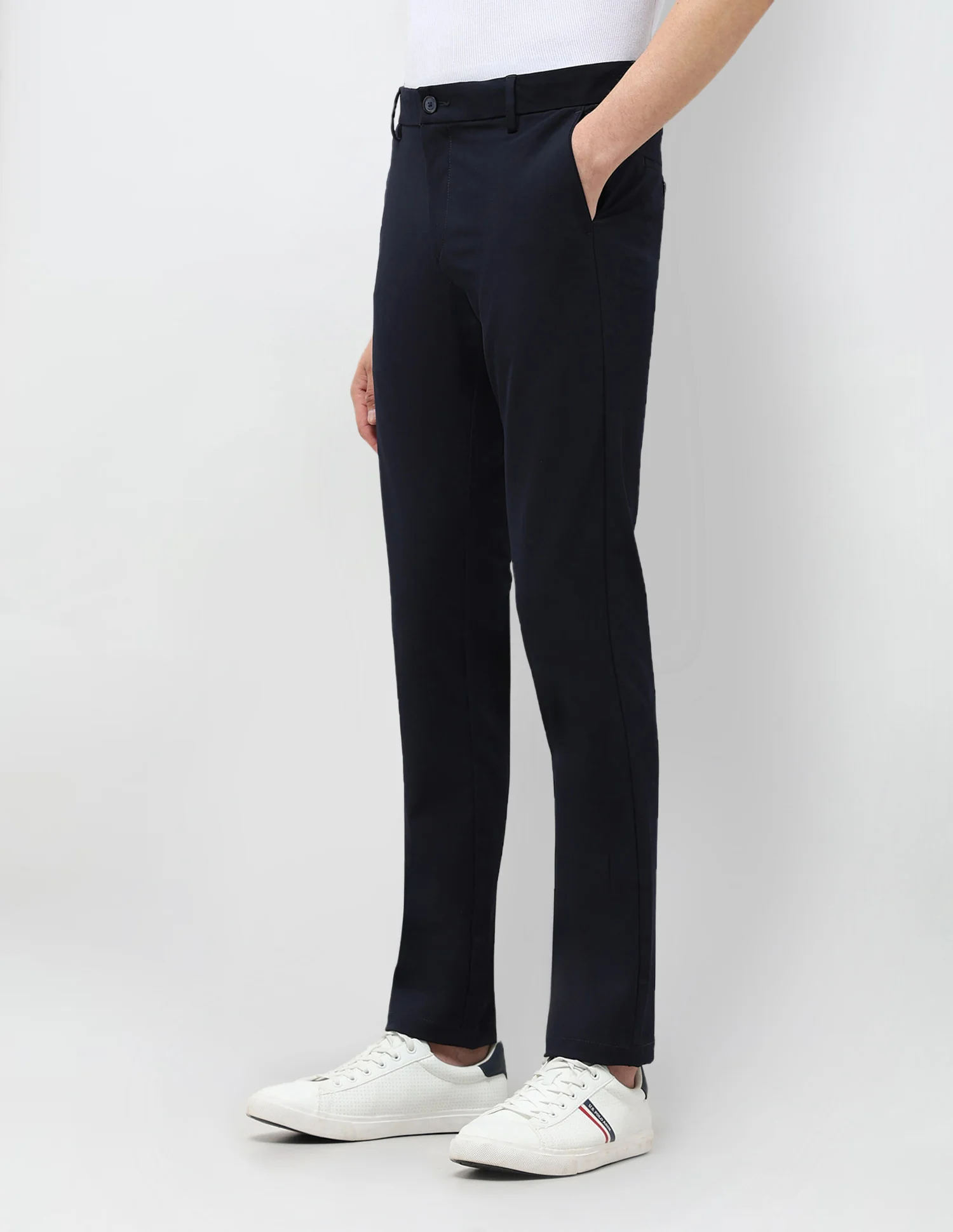 Twill Slim Fit Trousers - Image 4