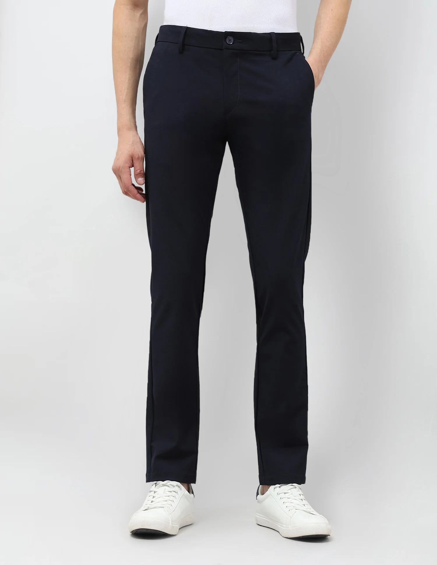 Twill Slim Fit Trousers - Image 6