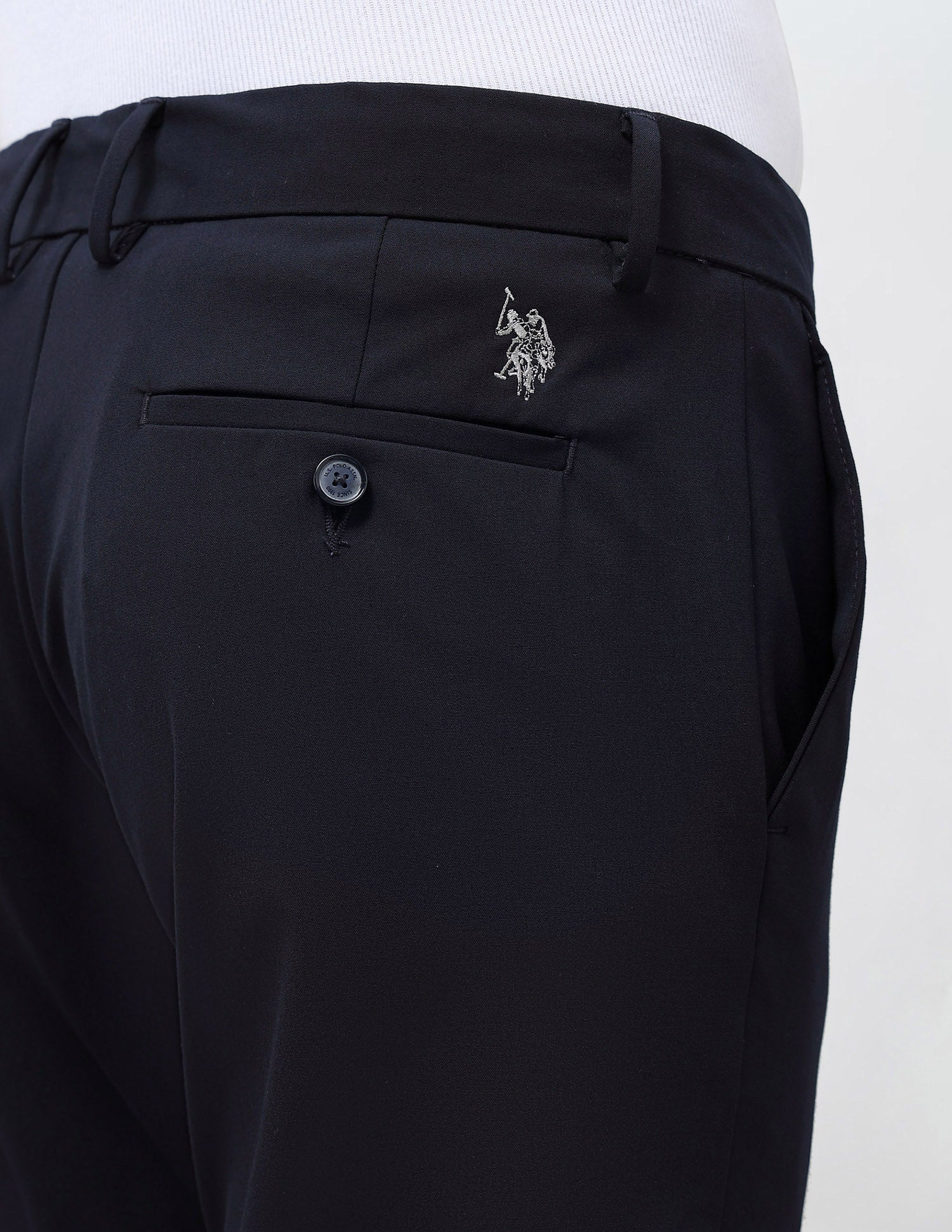 Twill Slim Fit Trousers - Image 8