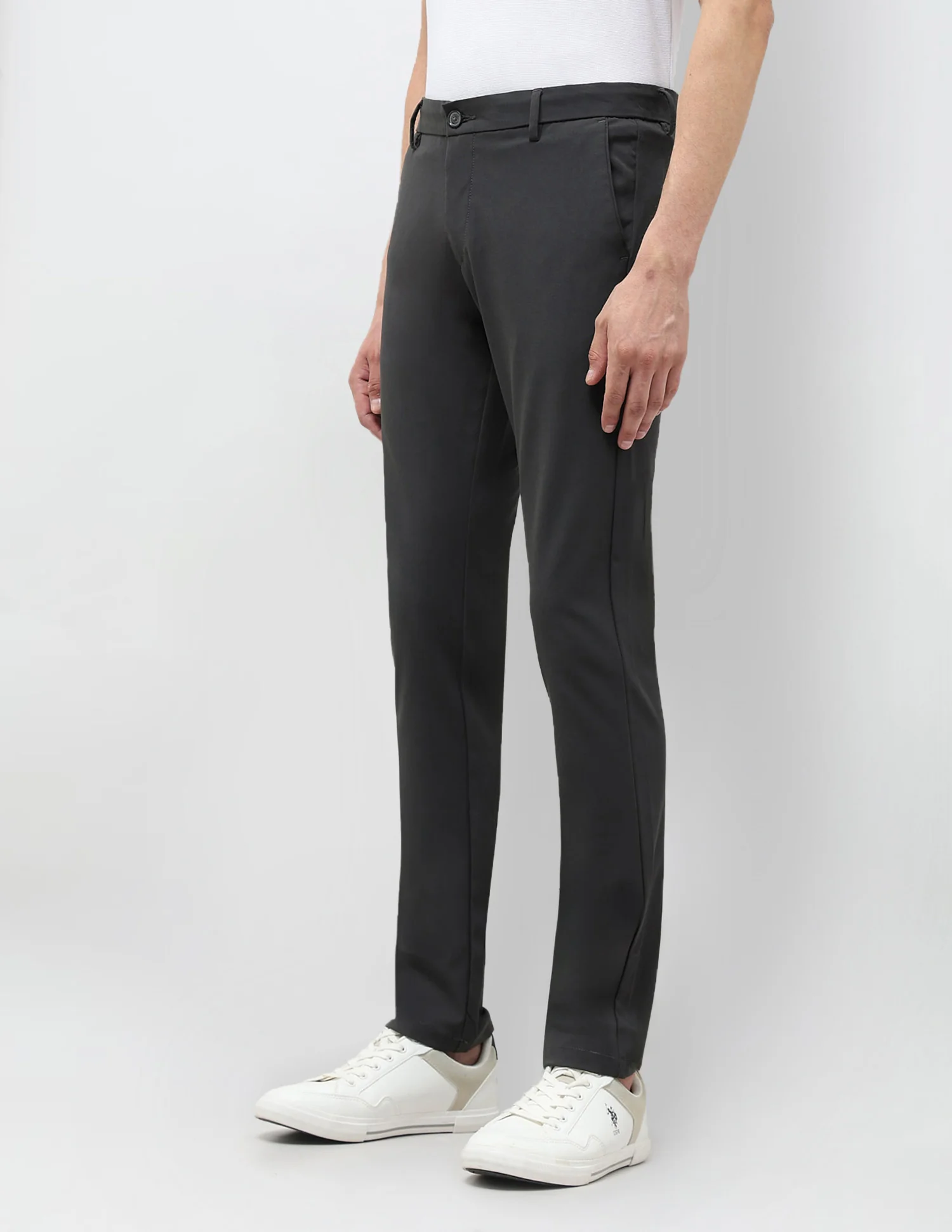 Twill Slim Fit Trousers - Image 4