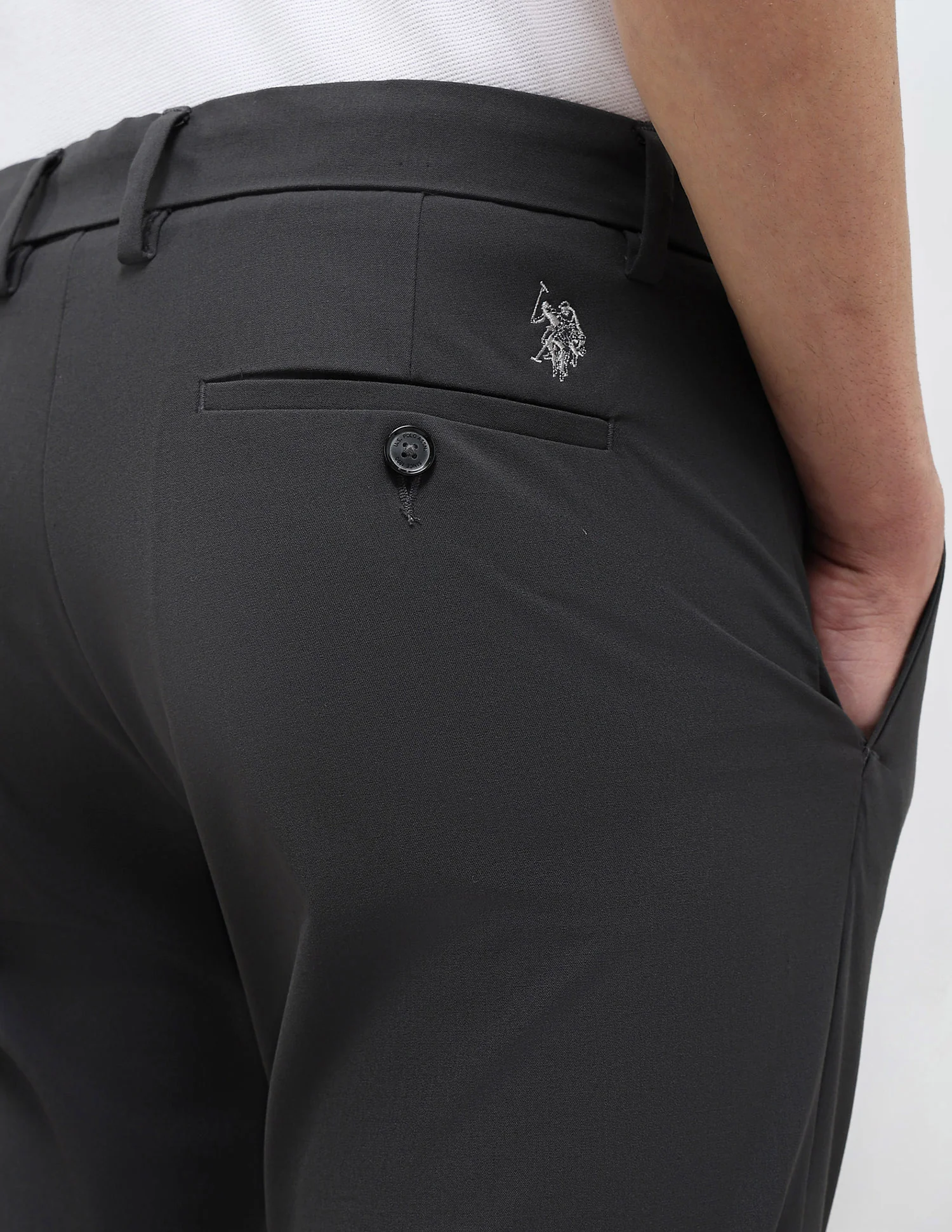 Twill Slim Fit Trousers - Image 8